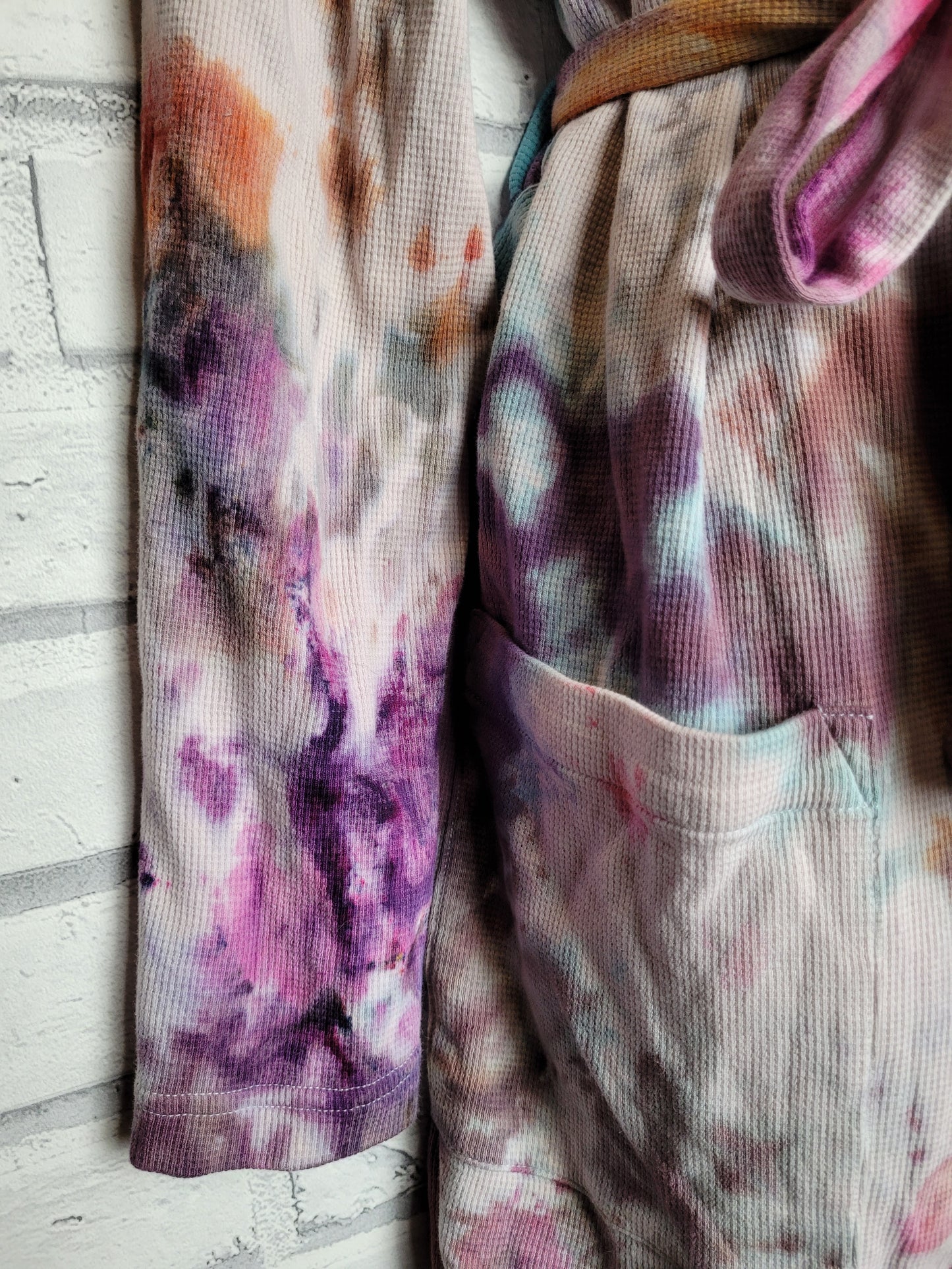 Ice Tie Dye Dressing Gown/Night Gown Size M