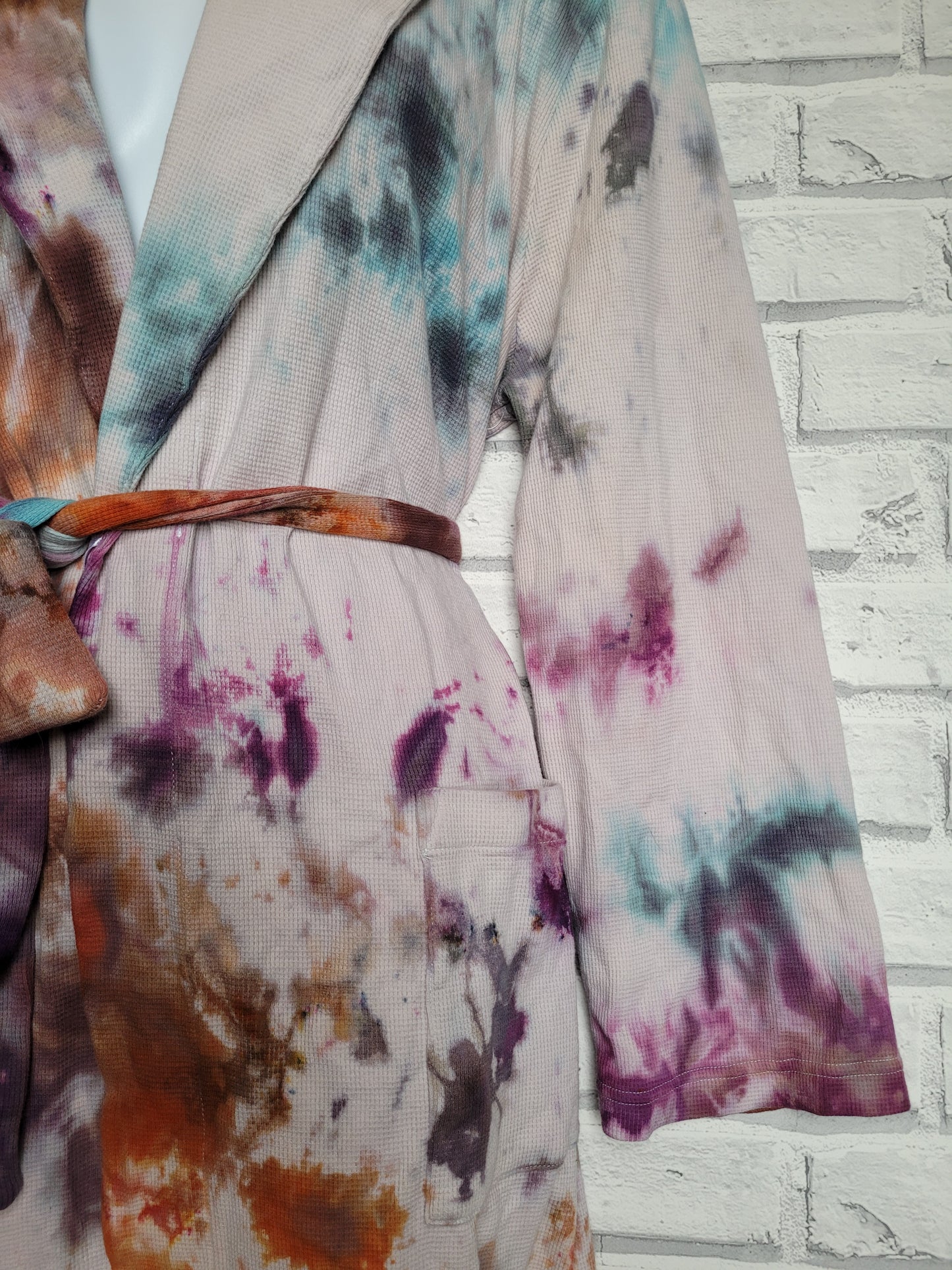 Ice Tie Dye Dressing Gown/Night Gown Size M