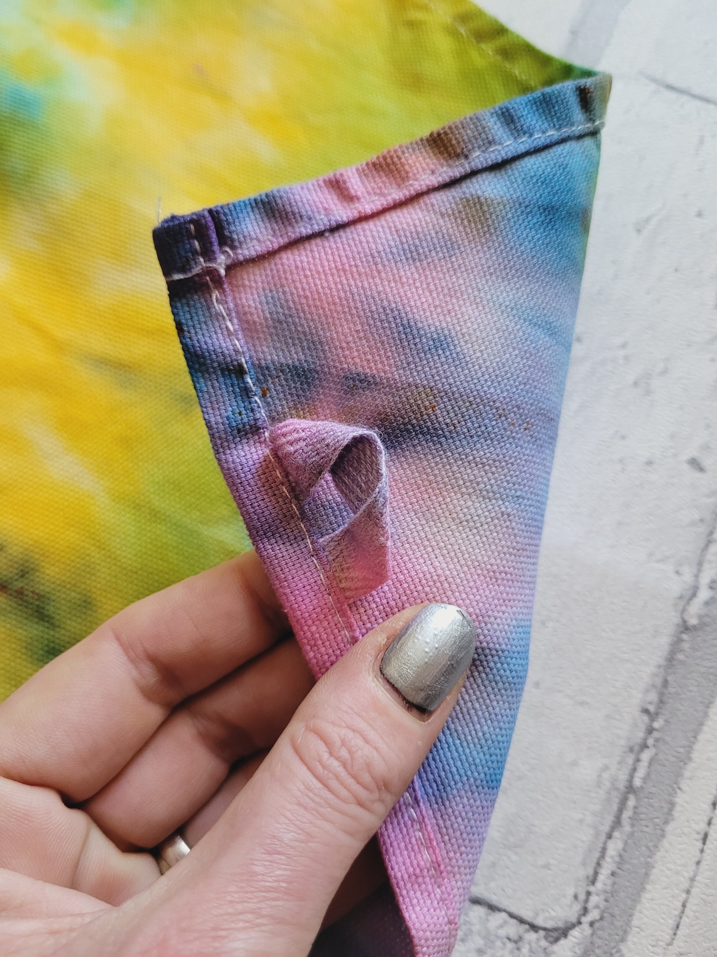 Tea Towel | Organic Cotton | Tie Dye | Hippie Home Decor