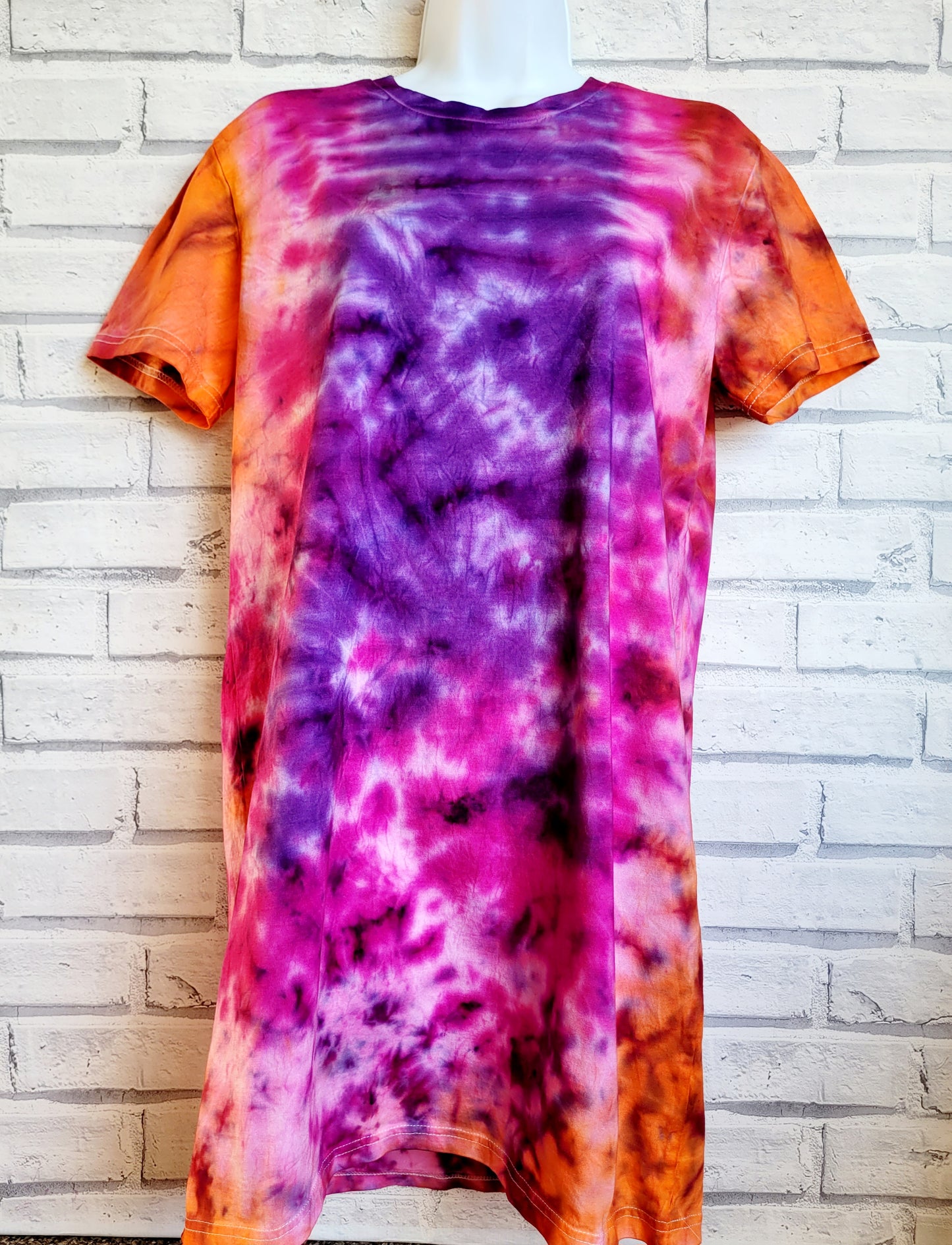 Tie Dye Organic Cotton Dress to fit size UK 10
