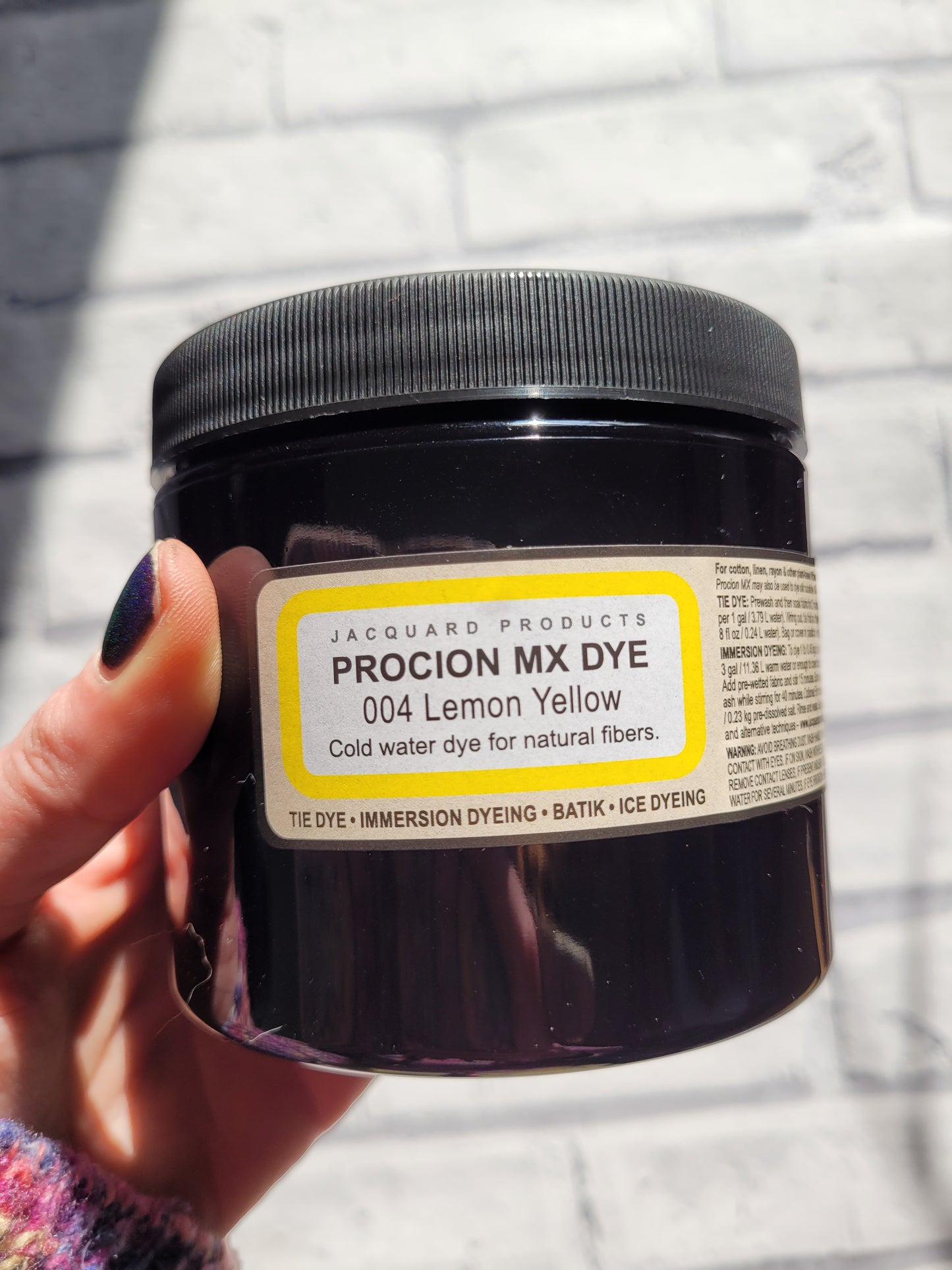 Lemon Yellow Jacquard Procion MX Dye