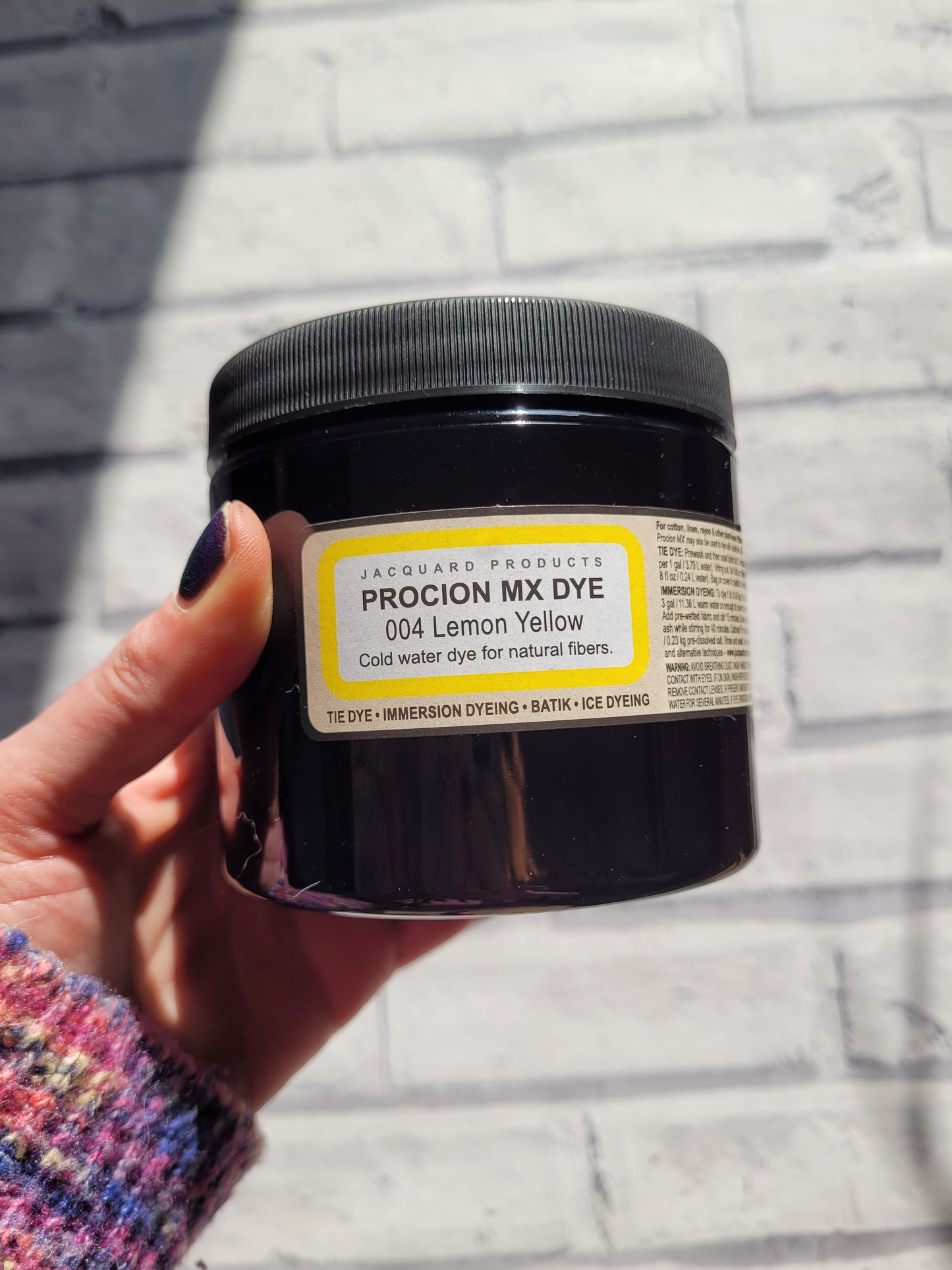 Lemon Yellow Jacquard Procion MX Dye