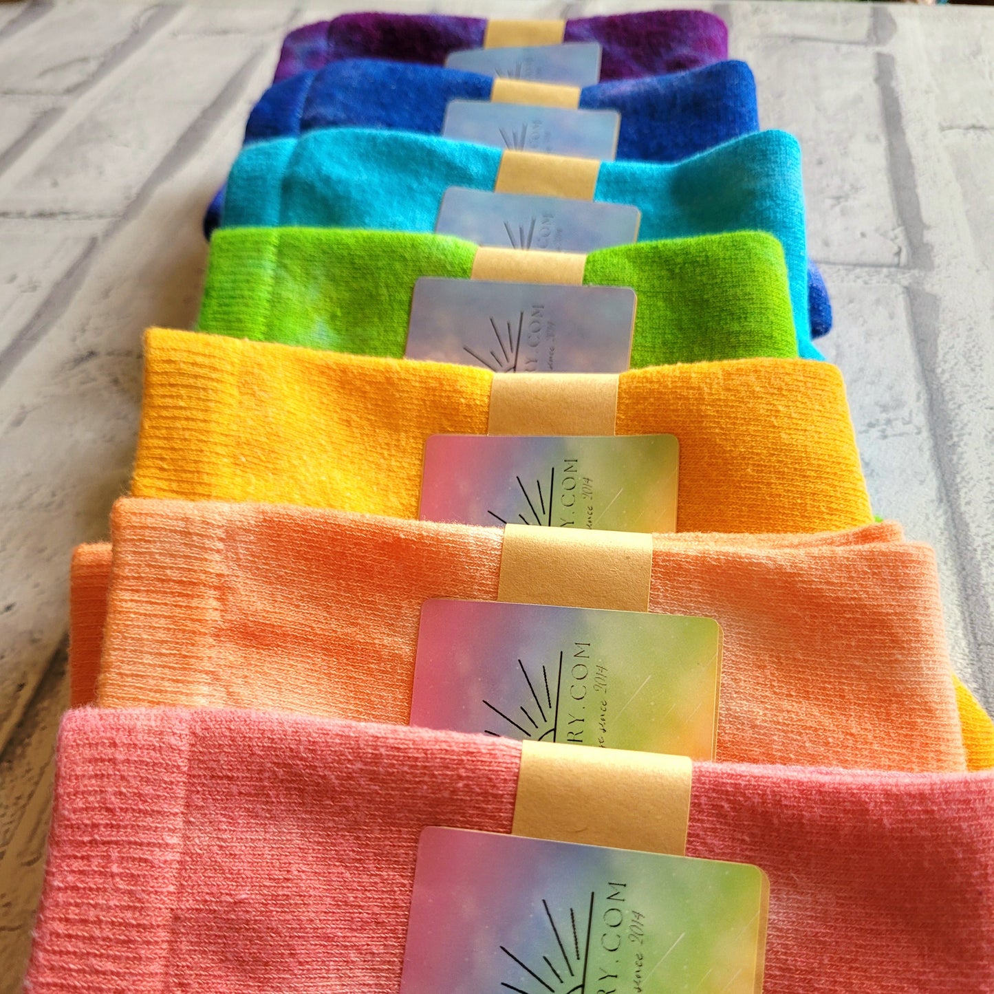 Rainbow chakra socks gift set | Wear a different pair every day | AbiDashery