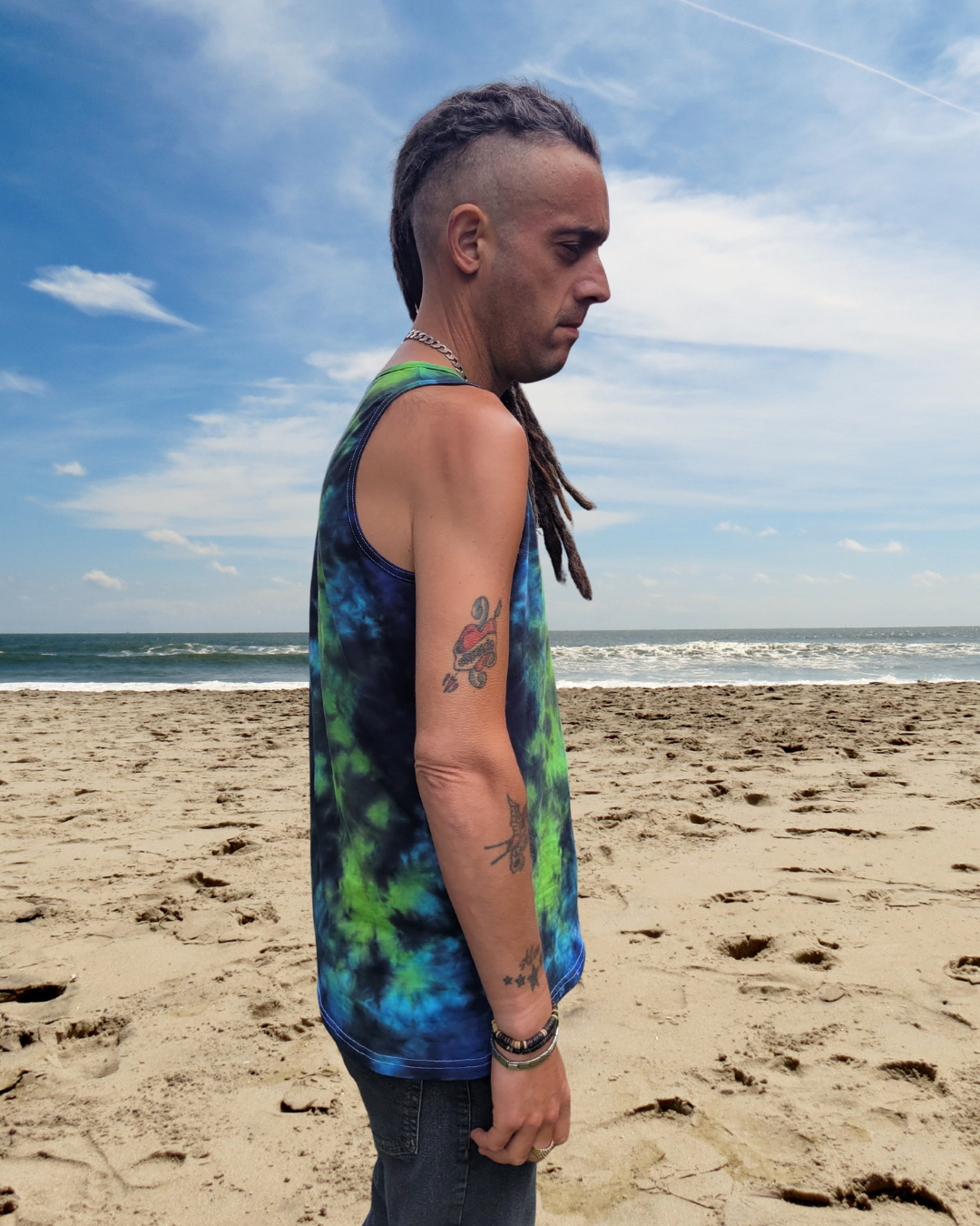 Galaxy Vibes | Tie Dye Tank Top | Summer Festival | Organic Cotton