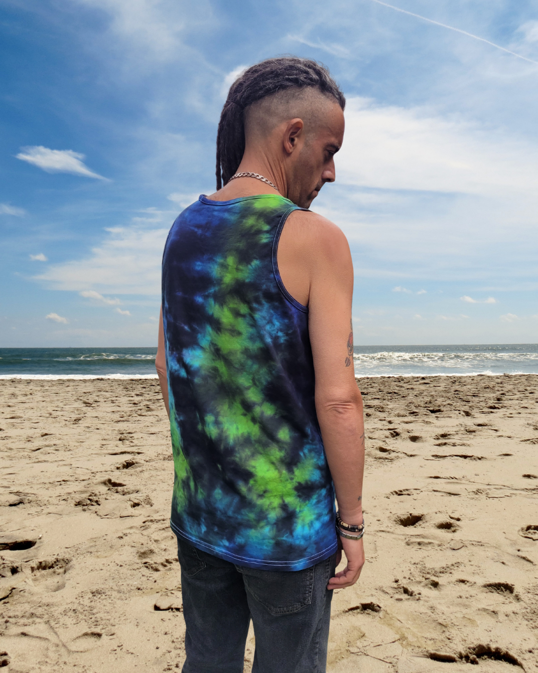 Galaxy Vibes | Tie Dye Tank Top | Summer Festival | Organic Cotton