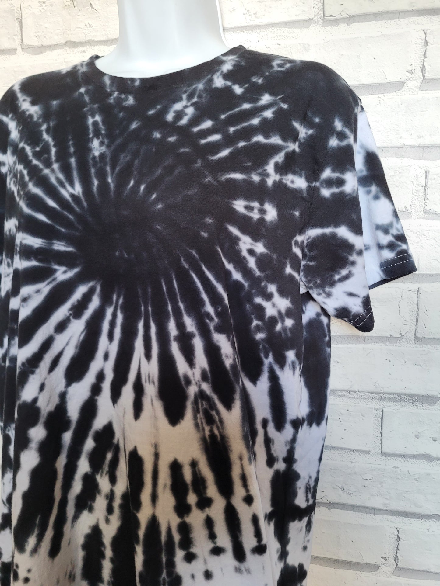 Black Tie Dye Shirt Men's Organic Cotton
