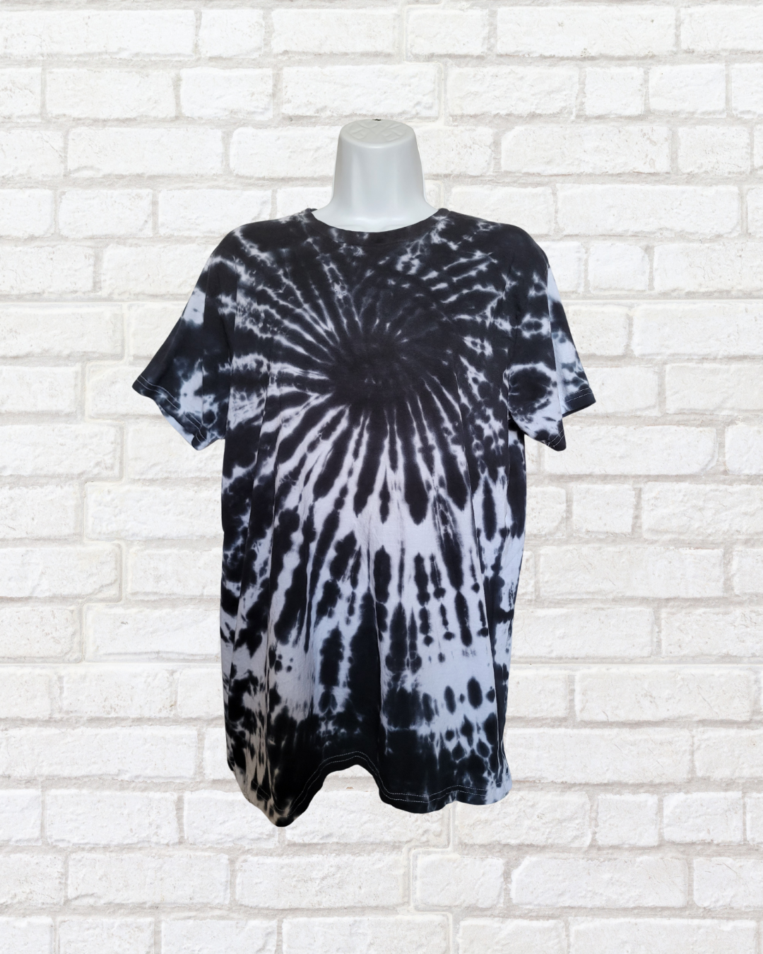 Black Tie Dye Shirt Men's Organic Cotton