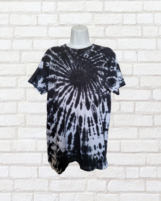Black Tie Dye Shirt Men's Organic Cotton