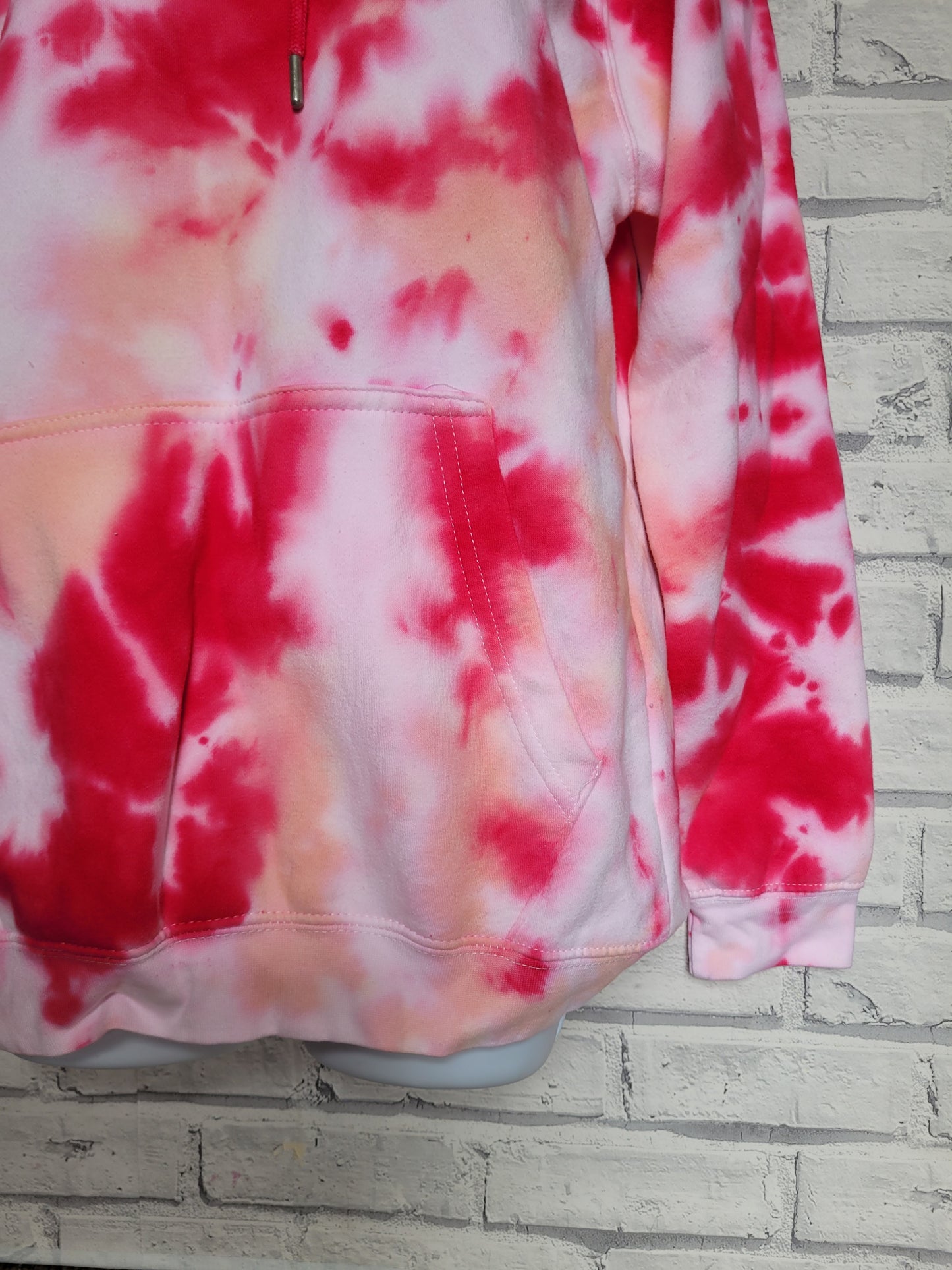 Pink Tie Dye Hoodie Organic Cotton