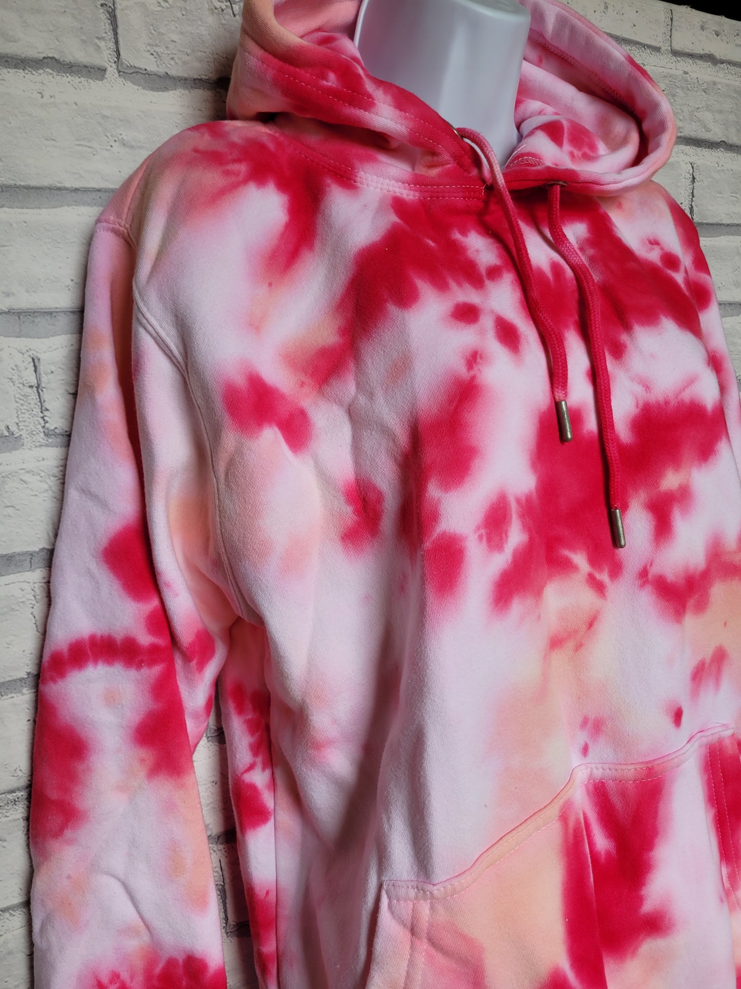 Pink Tie Dye Hoodie Organic Cotton