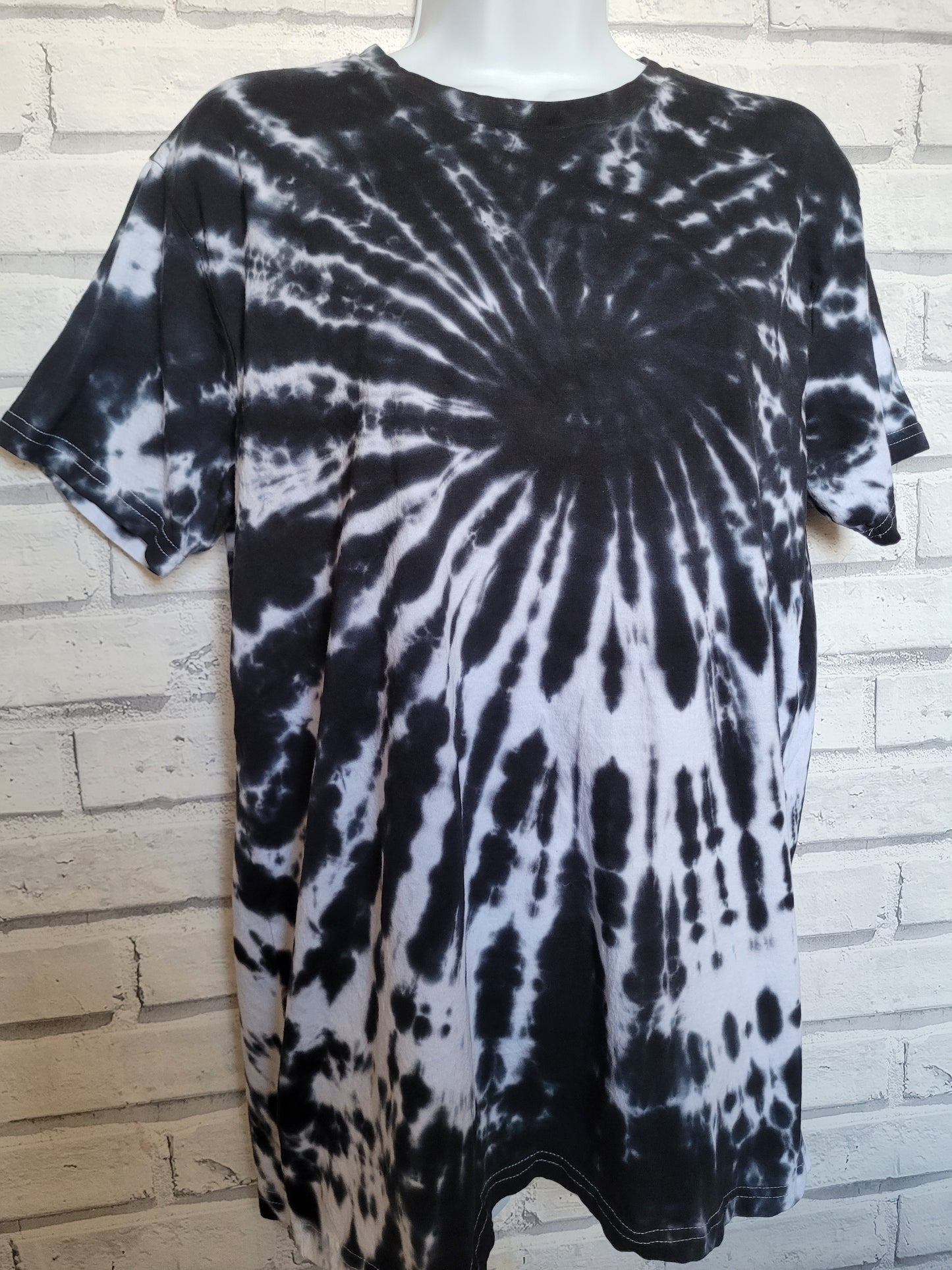Black Tie Dye Shirt Men's Organic Cotton