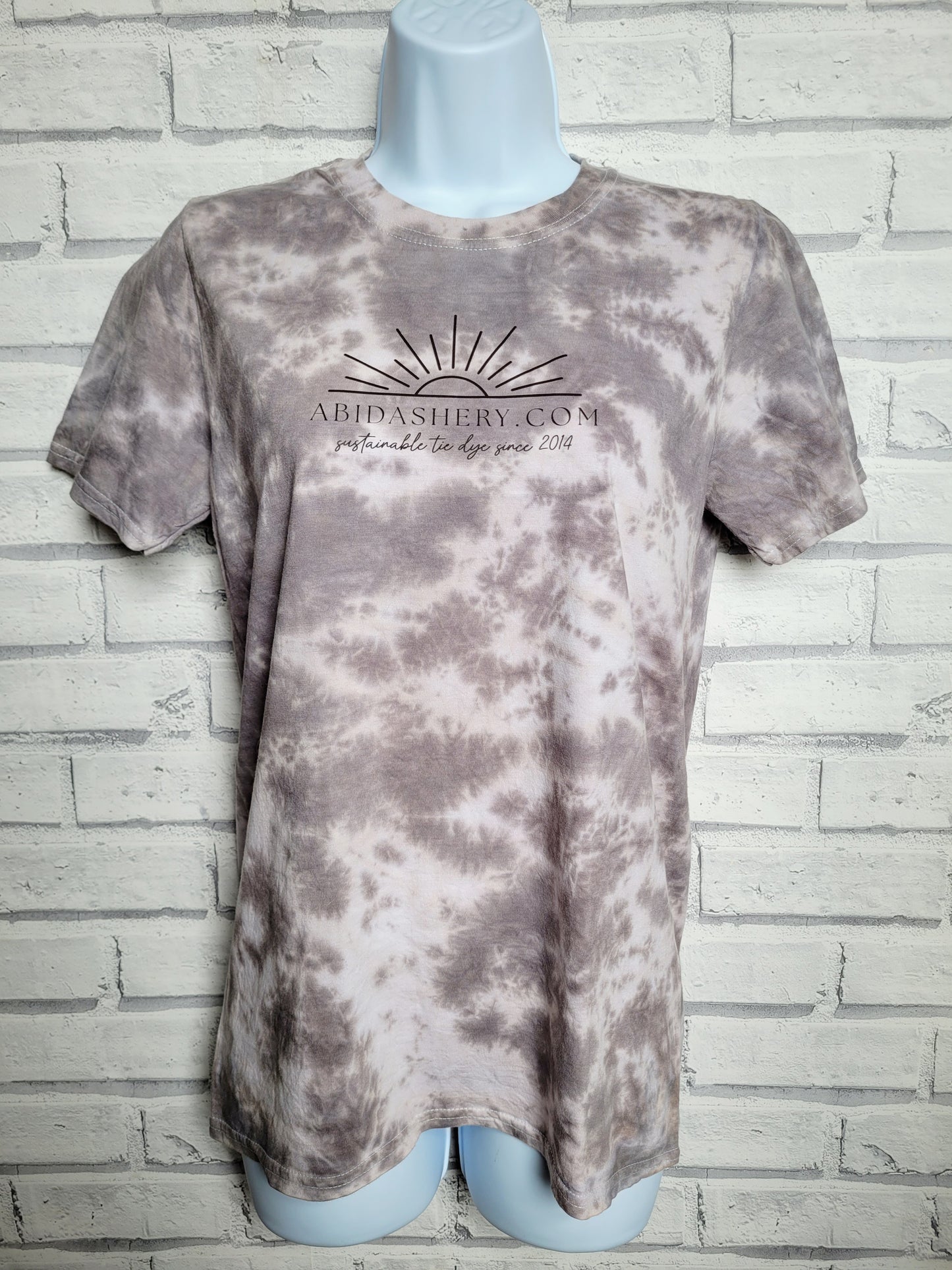 Storm Grey Tie Dye T-shirt Organic Cotton