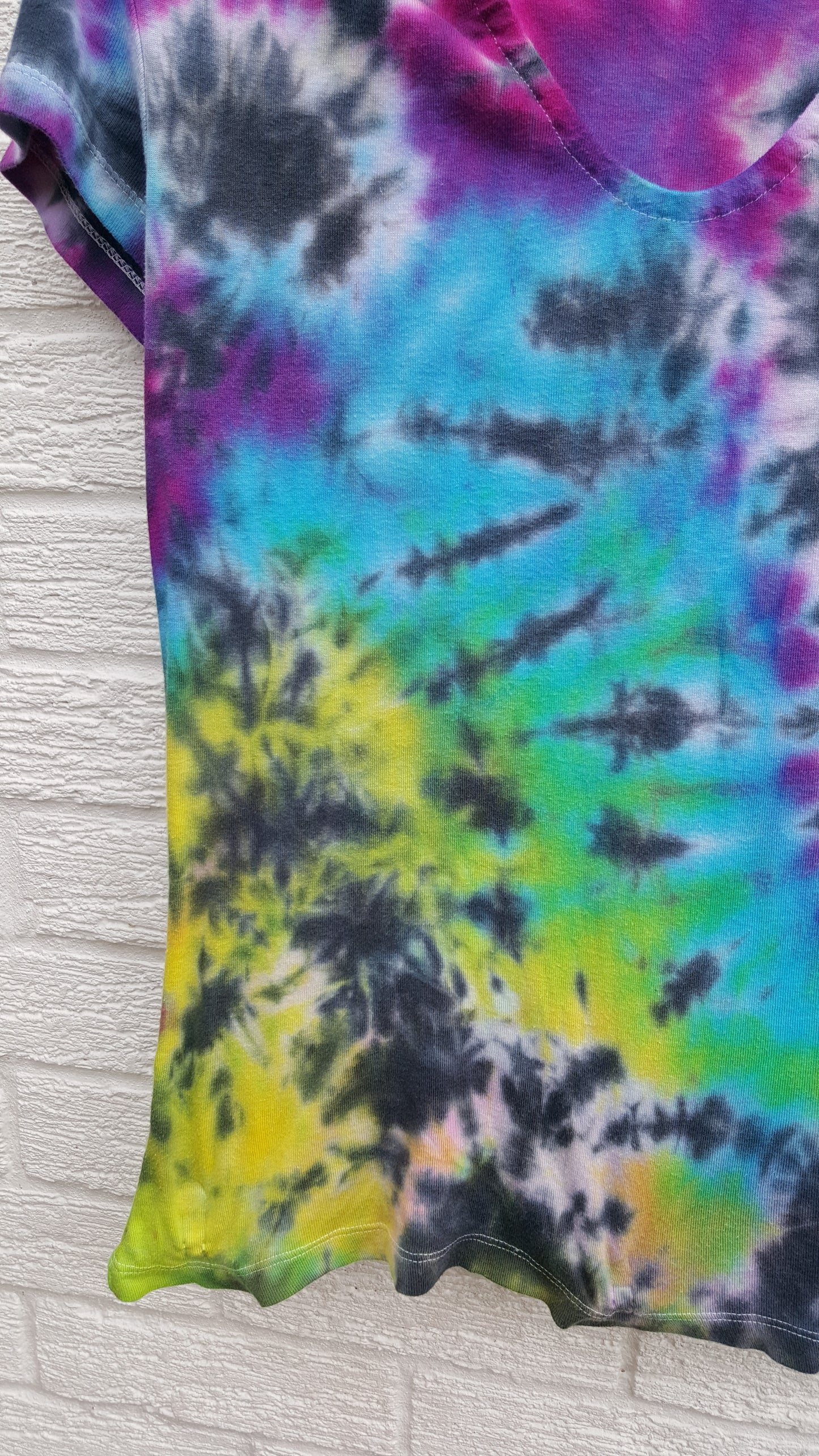 Women's Galaxy Tie Dye Top UK 14 / US 10