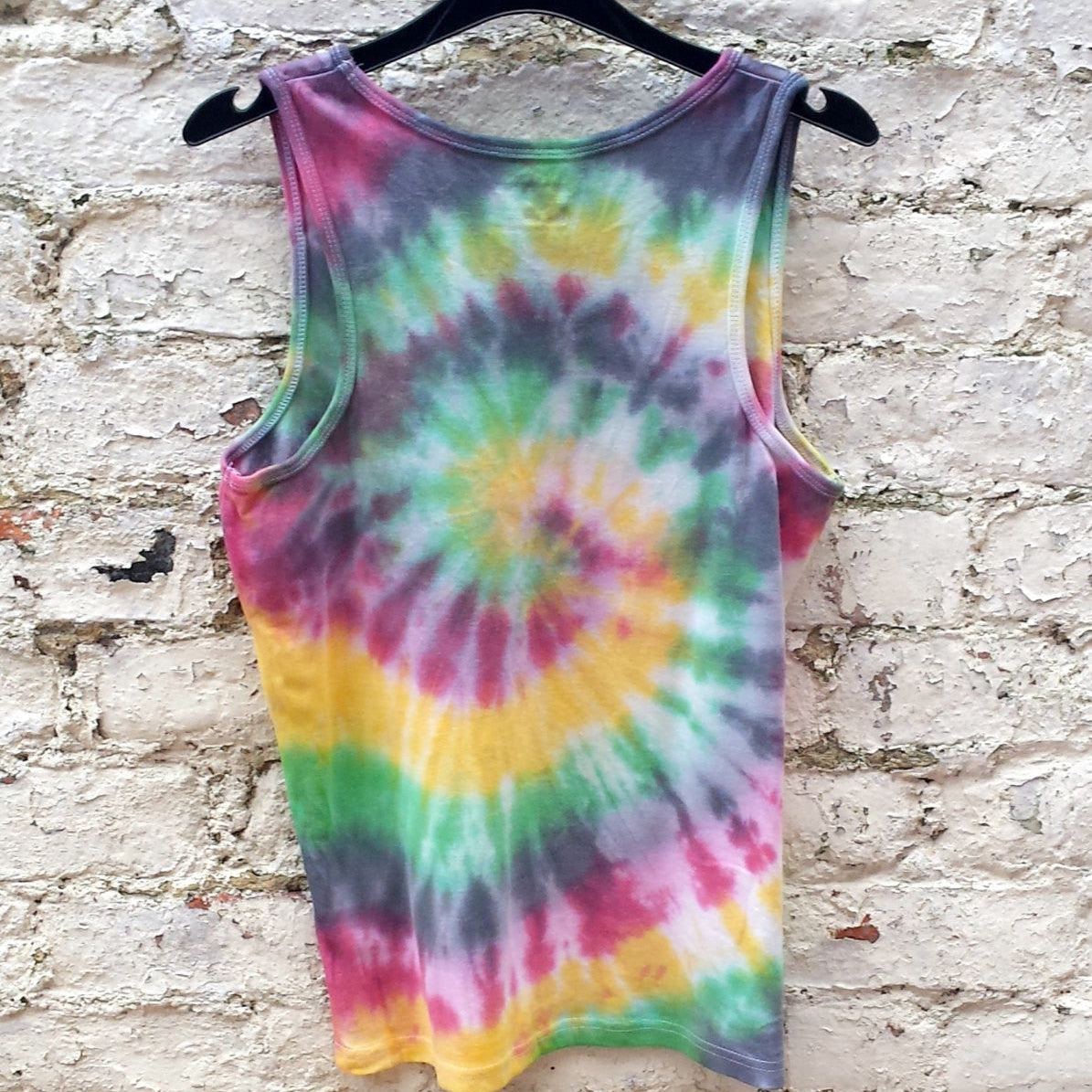 Rasta tie dye tank top size chart | Unisex S–3XL | AbiDashery