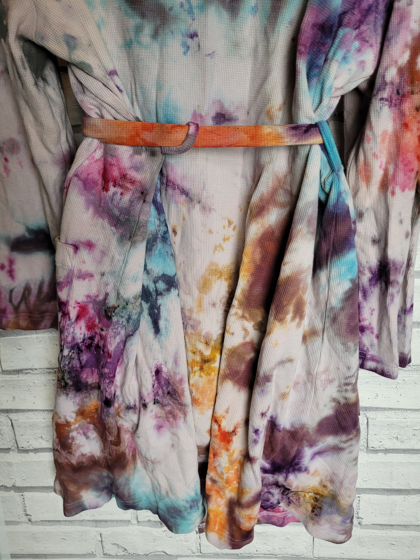 Ice Tie Dye Dressing Gown/Night Gown Size M