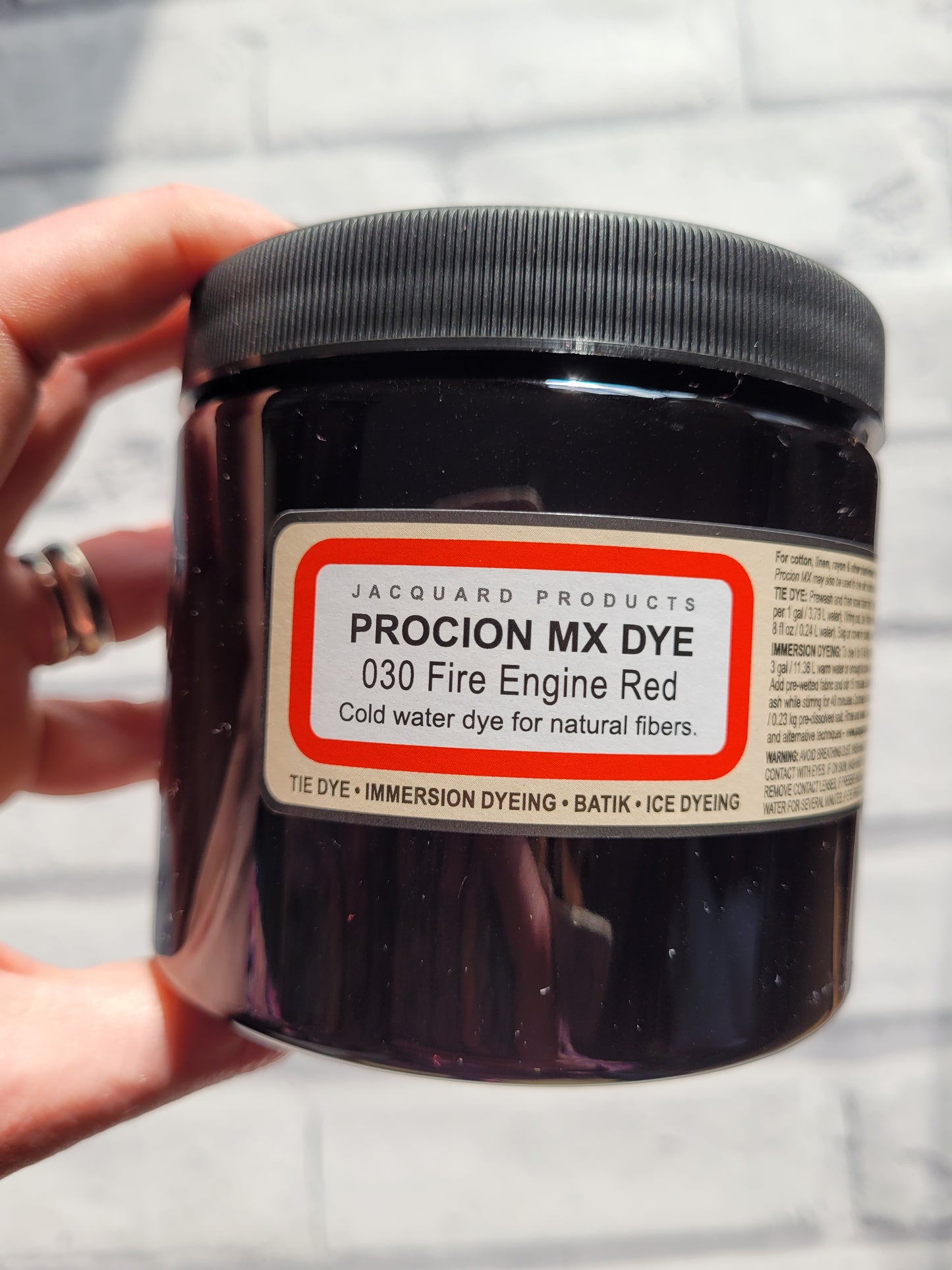Fire Engine Red Jacquard Procion MX Dye