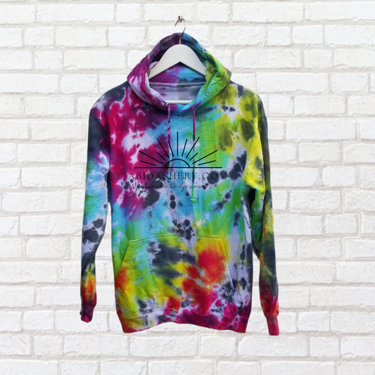 Rainbow Tie Dye Hoodie Organic Cotton