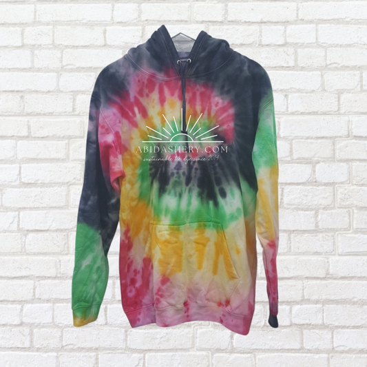 Rasta Tie Dye Hoodie | Organic Cotton