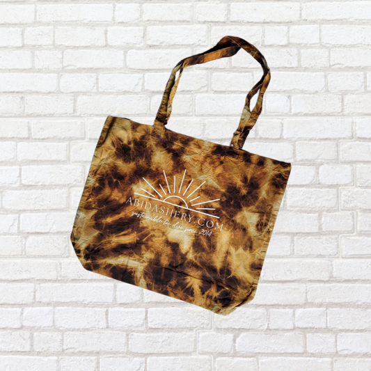 Bleach Tie Dye Hippy Shopper Bag Cotton