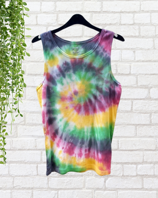 Rasta Tie Dye Tank | Unisex Fashion