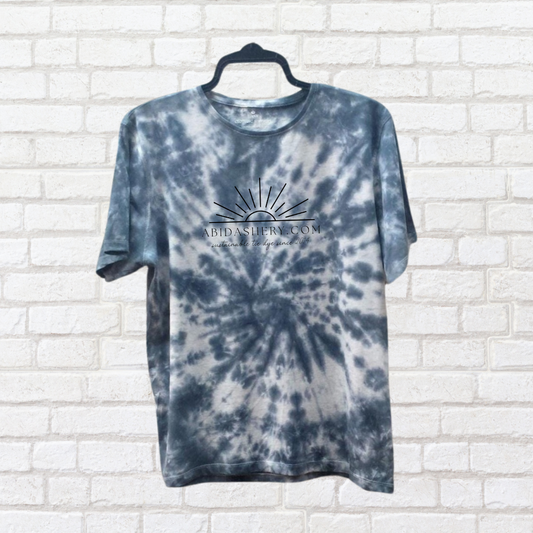 Black Tie Dye Shirt Men's Organic Cotton