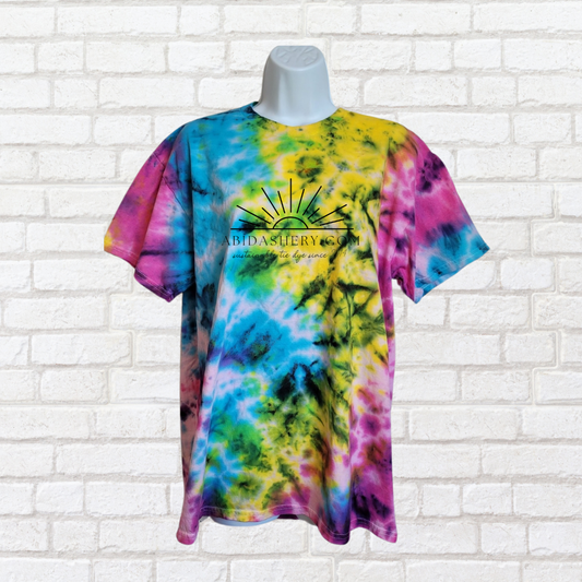 Neon Tie Dye T-shirt Organic Cotton