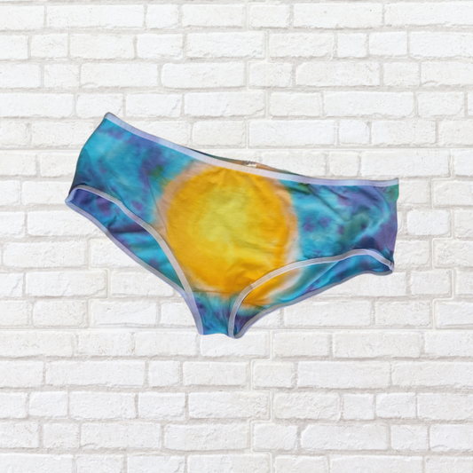 Sunny Day Tie Dye Womens Briefs Size 18