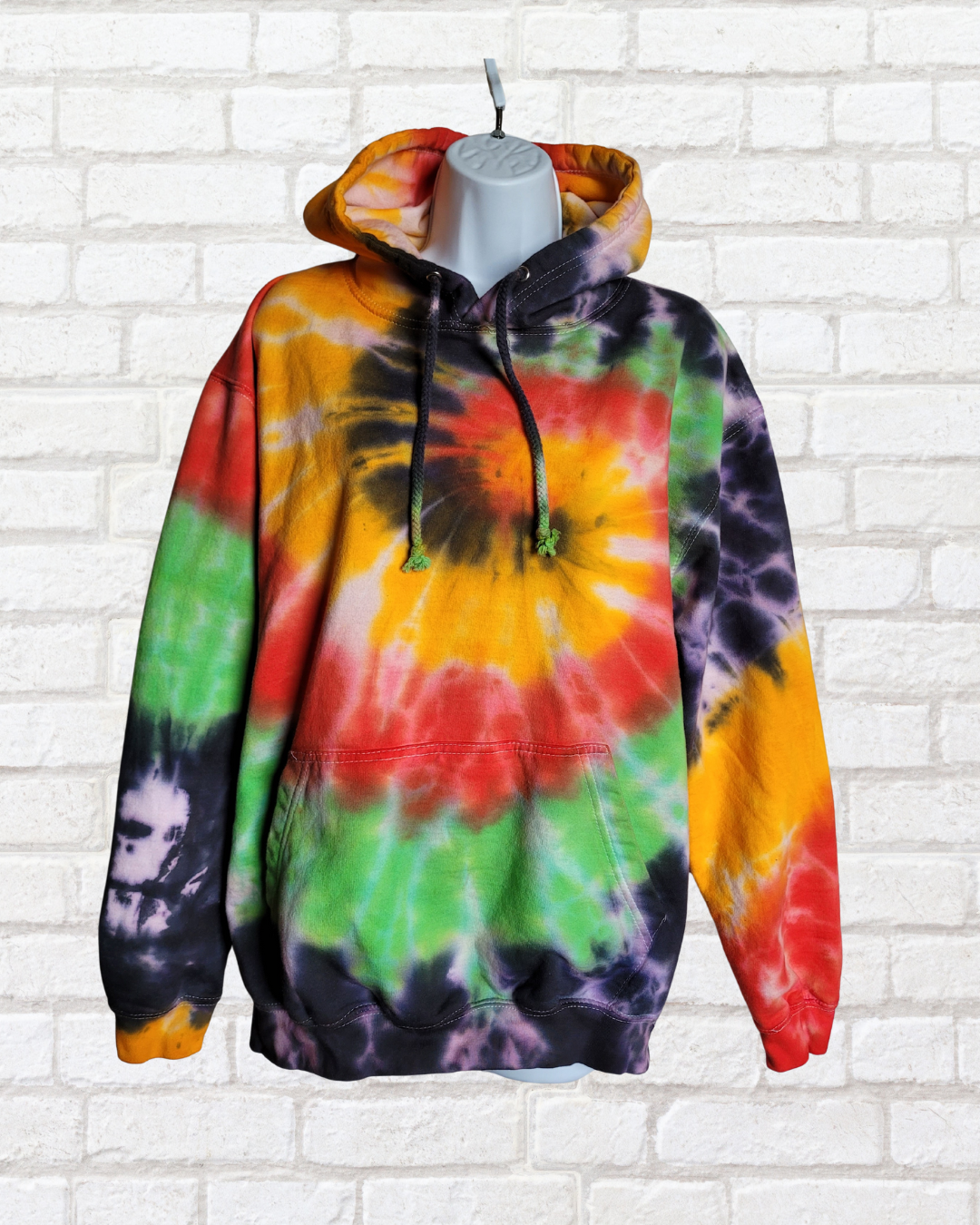 Rasta Tie Dye Hoodie | Organic Cotton