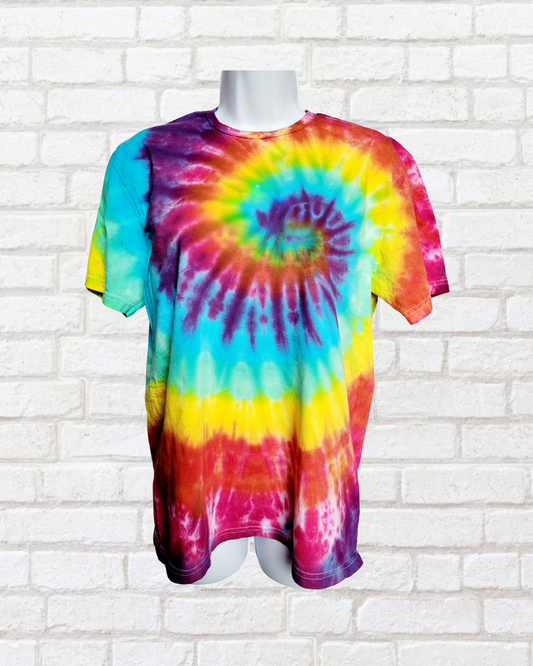 Rainbow Tie Dye T-shirt Unisex Organic Cotton