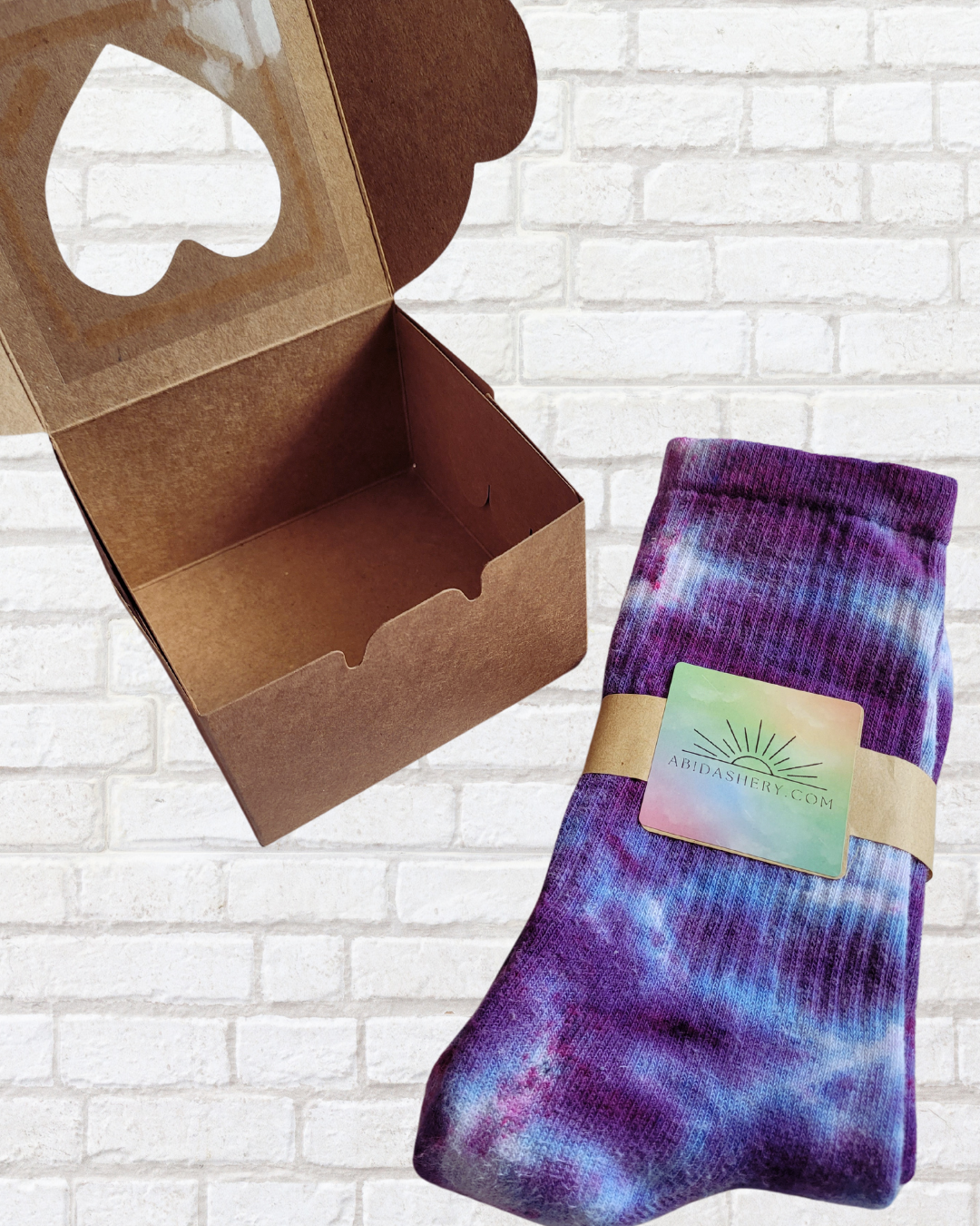 Valentines Gift Box Tie Dye Sports Socks