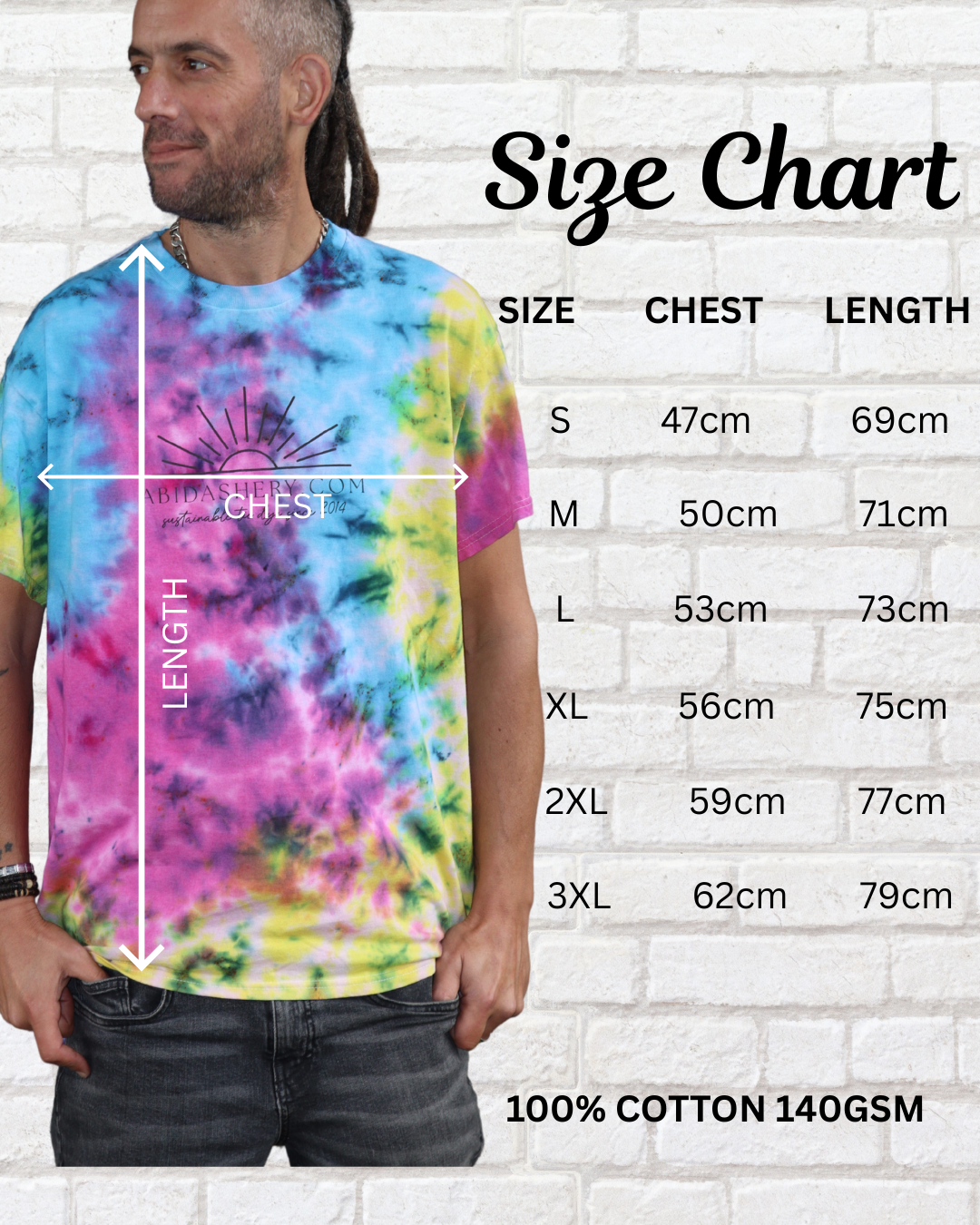 Bleached T-shirt in Purple Tie Dye