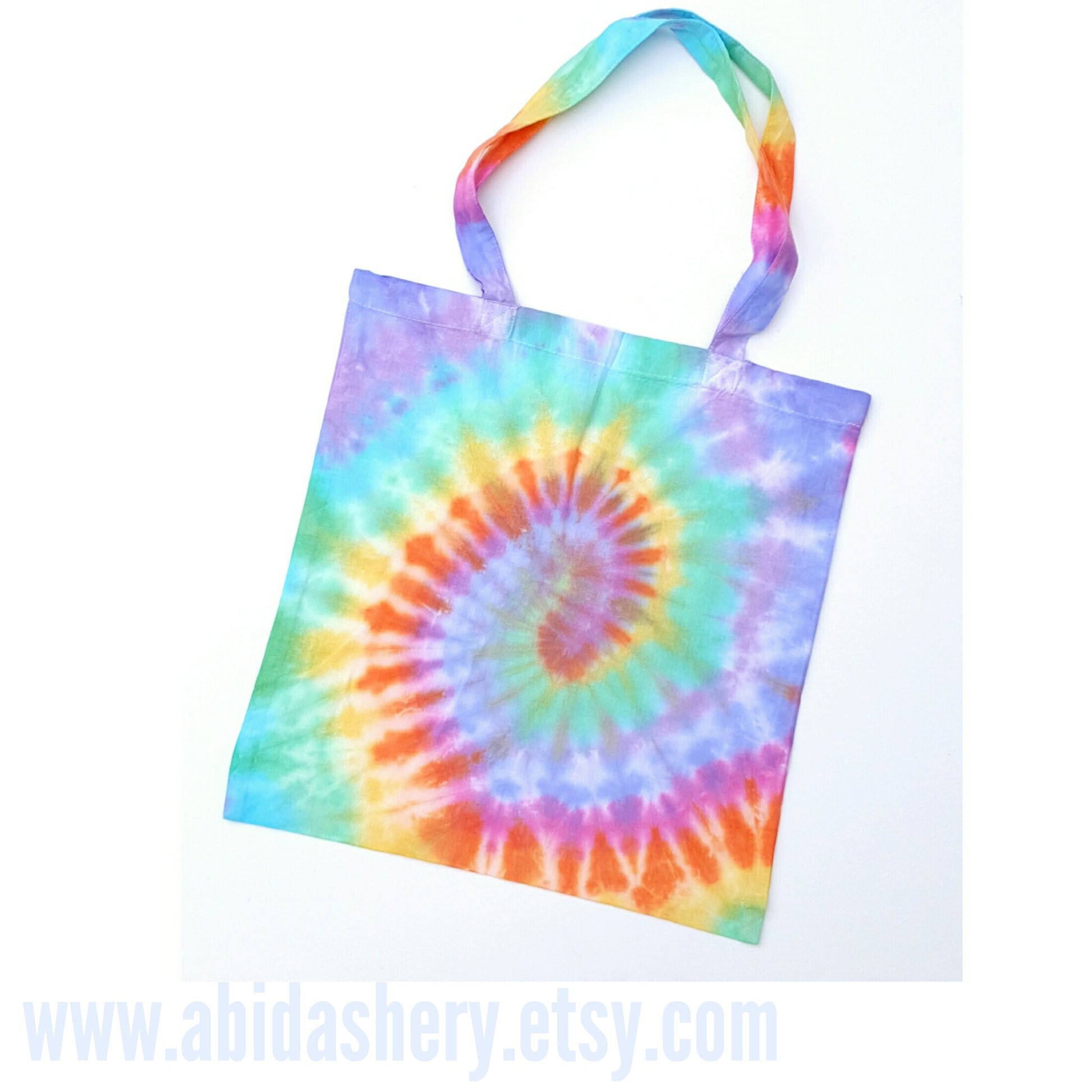 Rainbow Tie Dye Shopper Bag