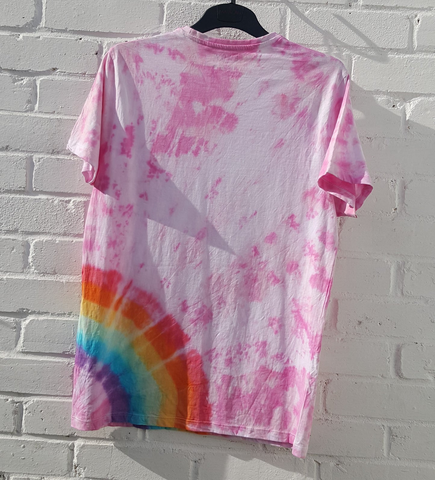 Tie Dye Rainbow Arch T-shirt back view