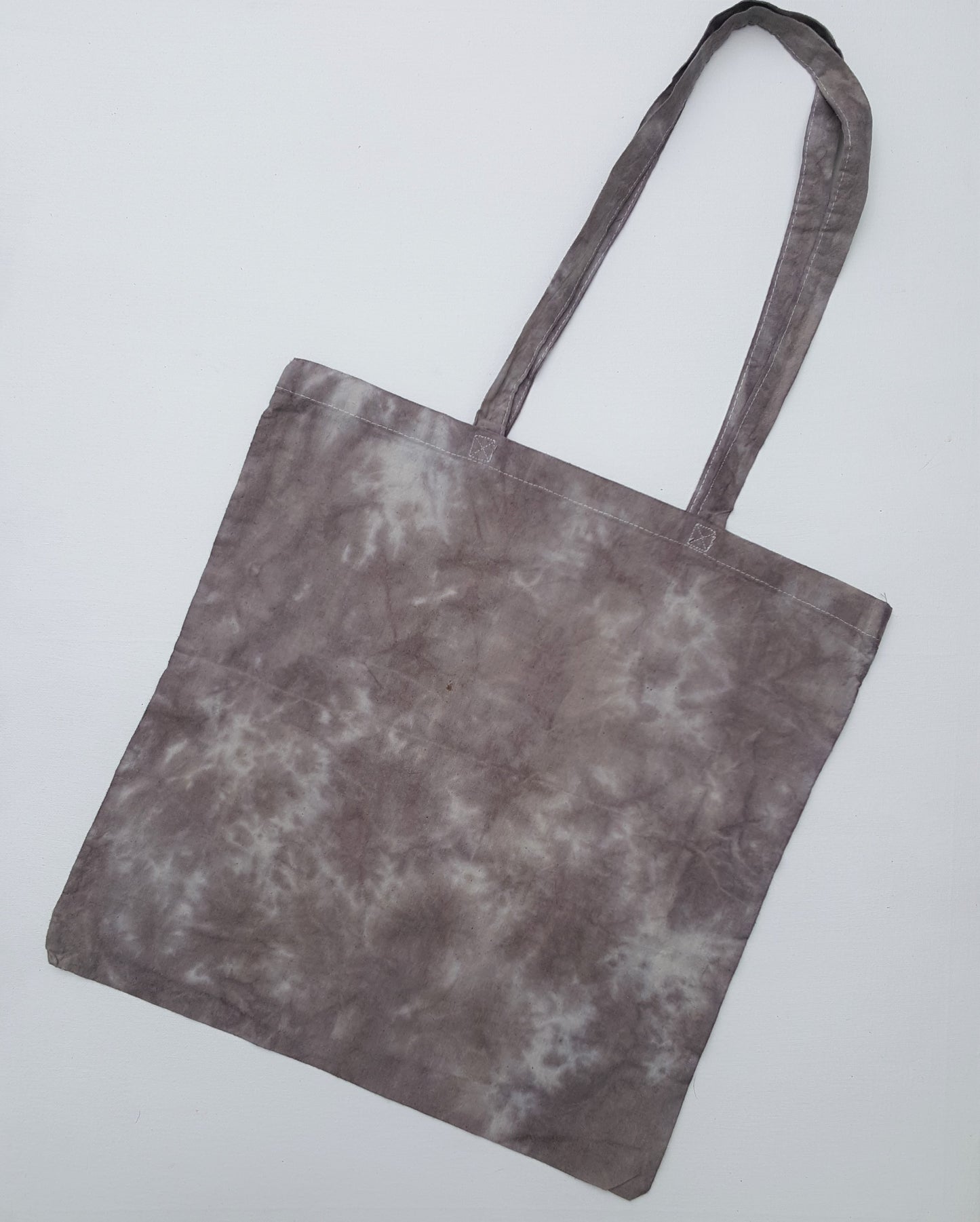 Grey Tie Dye Hippy Shopper Bag Cotton