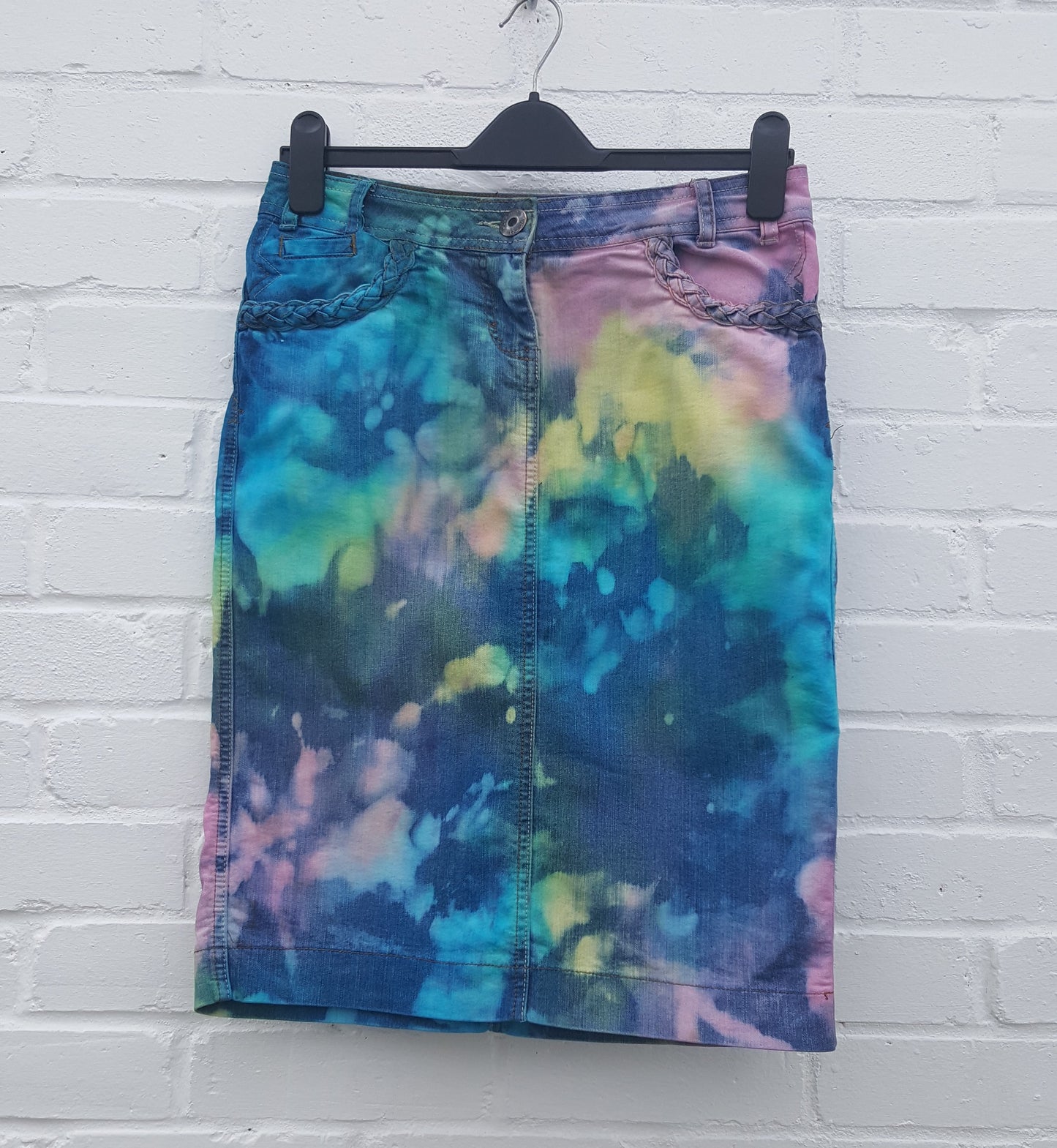 Pastel Denim Skirt sustainable