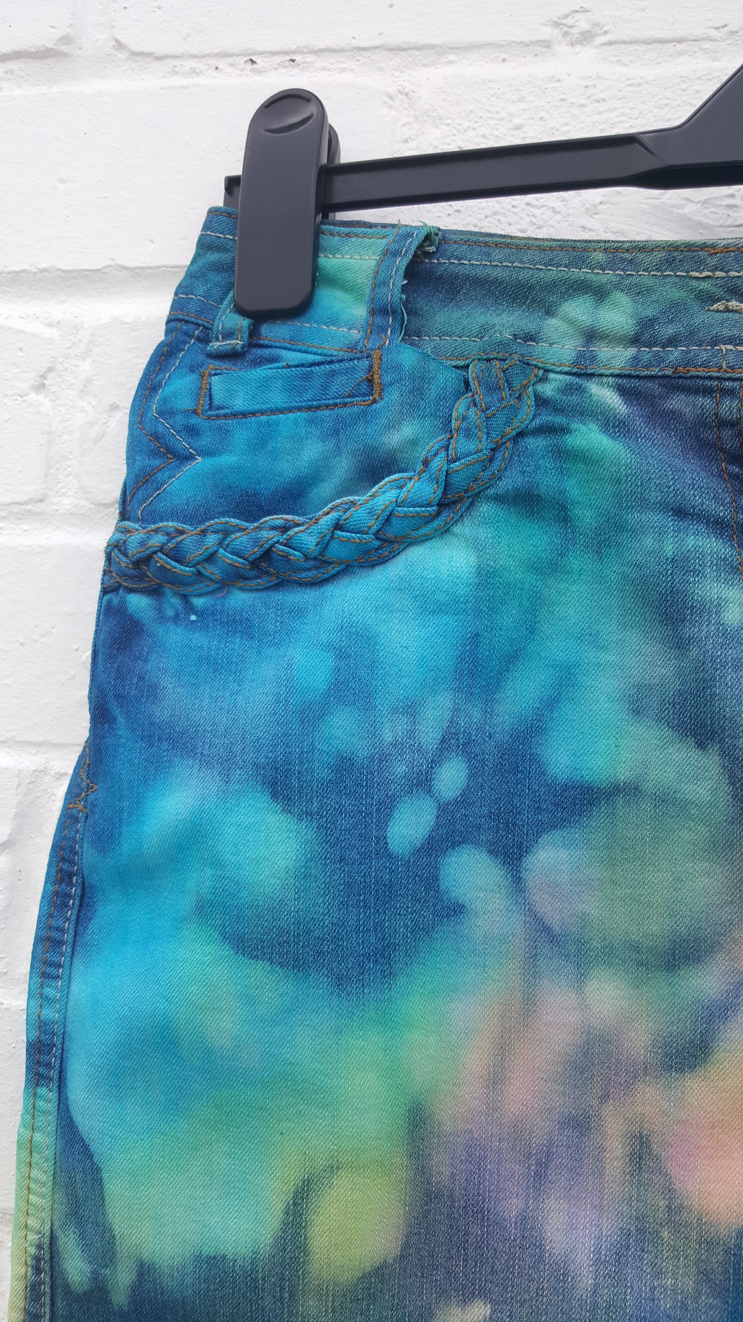 Pastel Denim Skirt sustainable