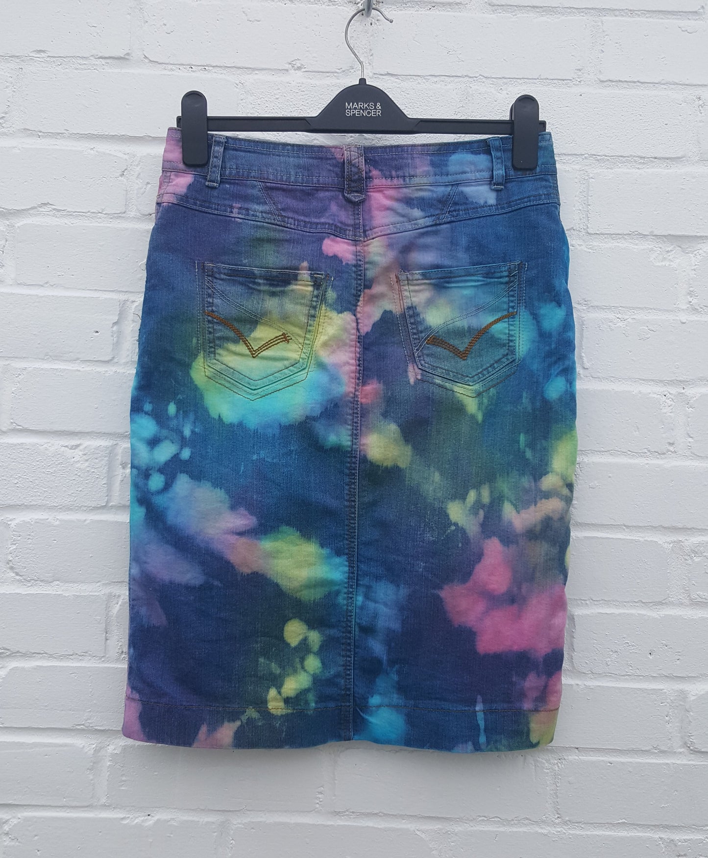 Pastel Denim Skirt sustainable