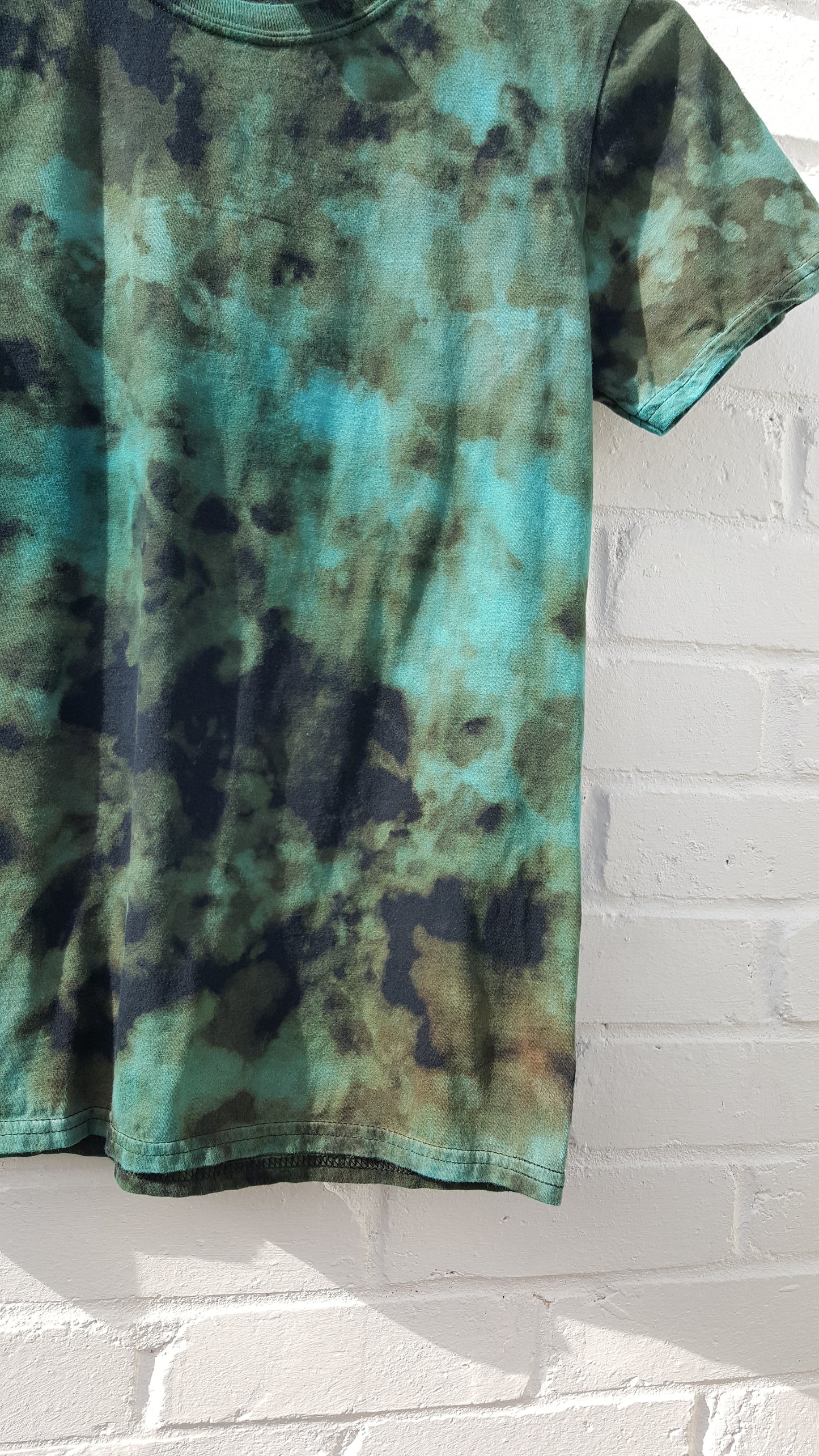 Men's Bleached T-shirt Blue