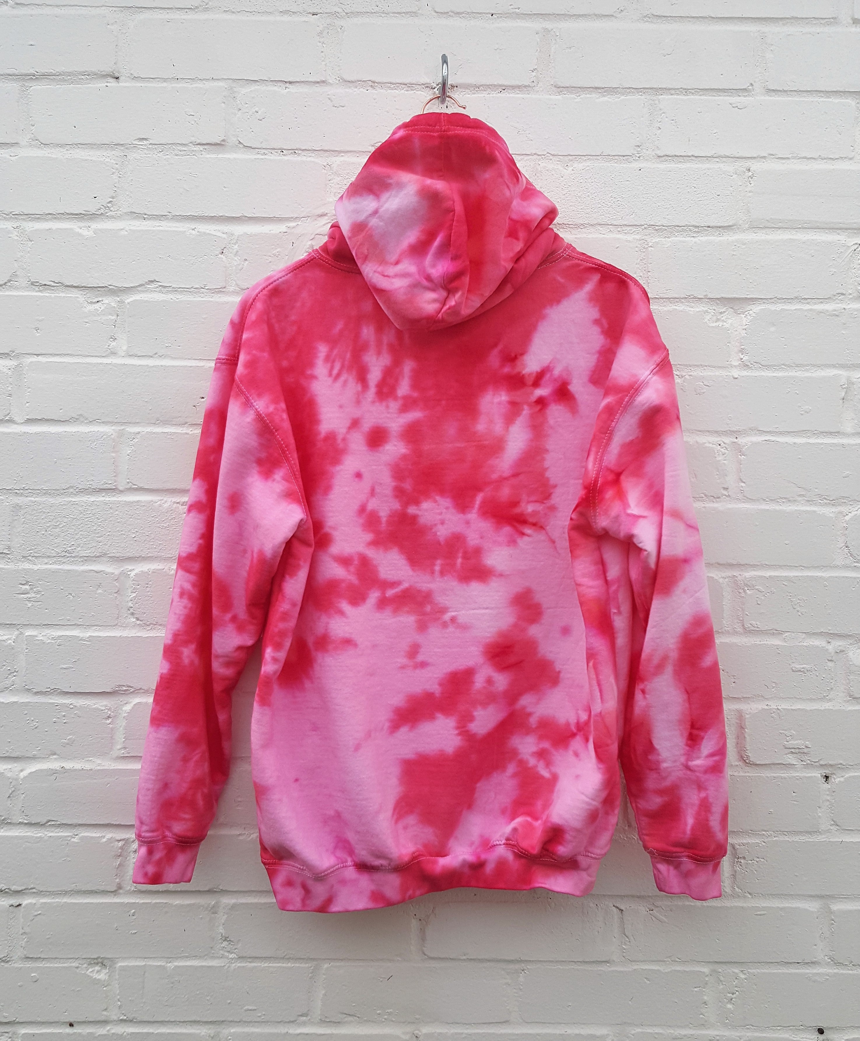 Red tie store dye hoodie