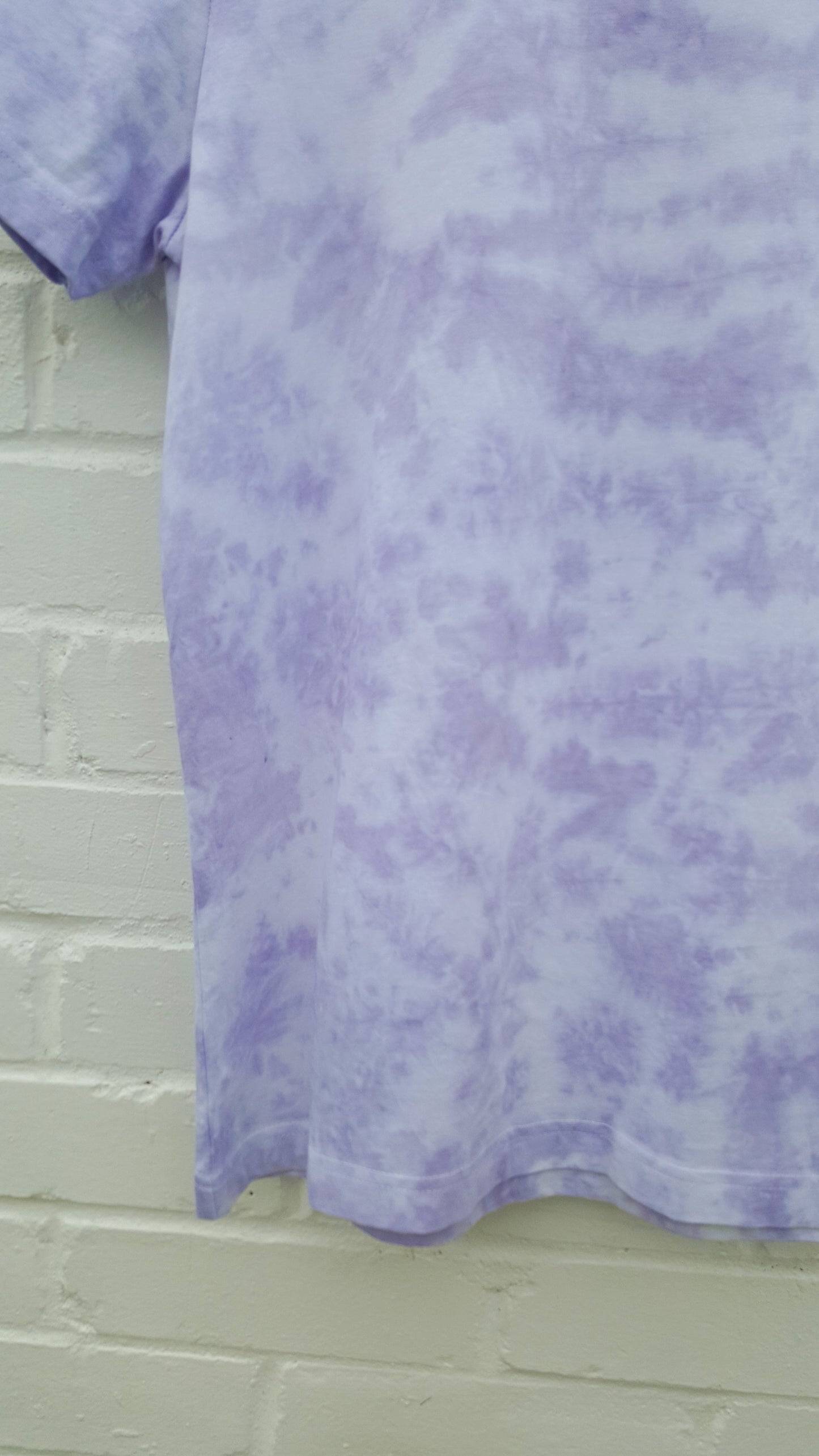 Lilac Ethical Men's T-shirt Tie Dye size S