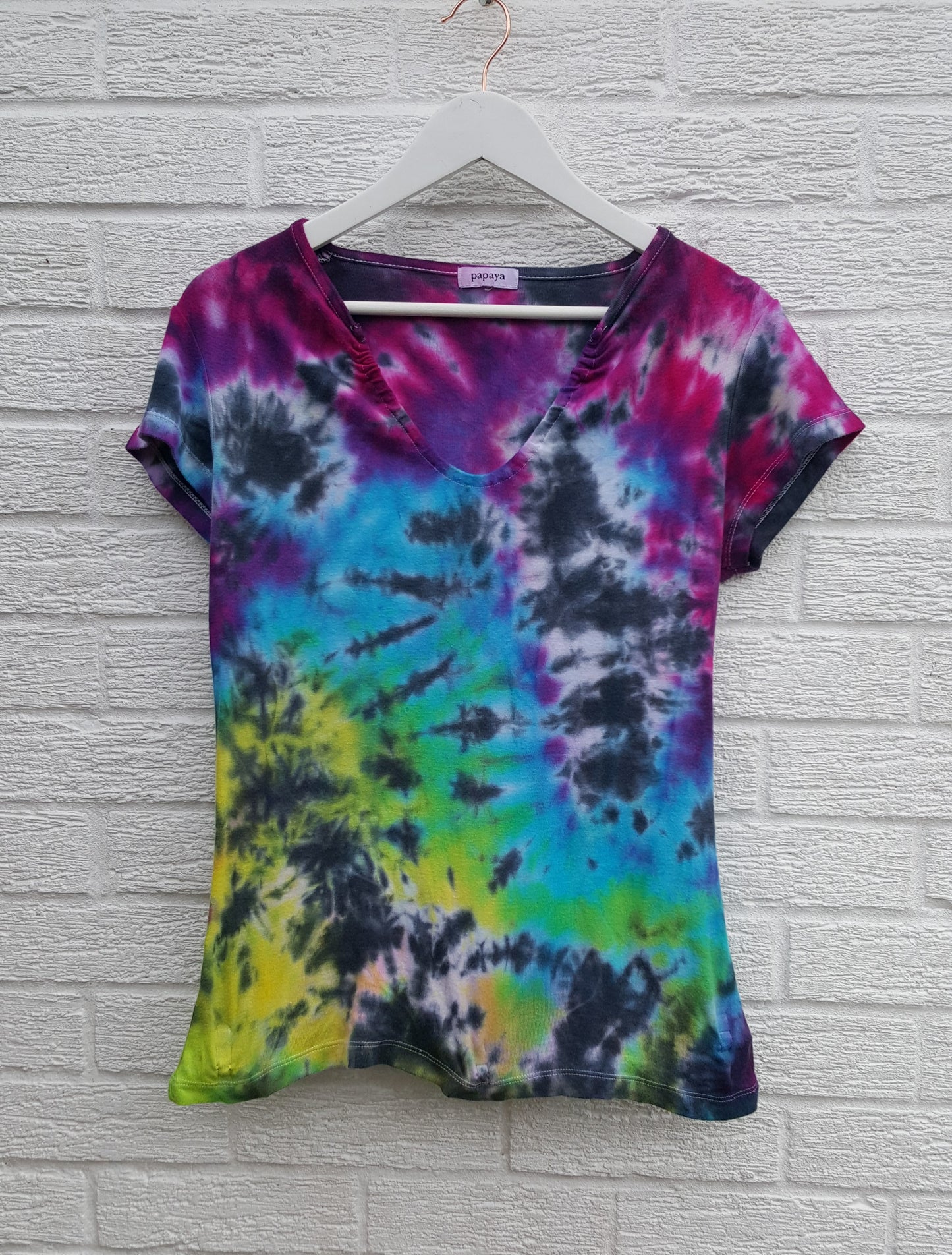 Women's Galaxy Tie Dye Top UK 14 / US 10