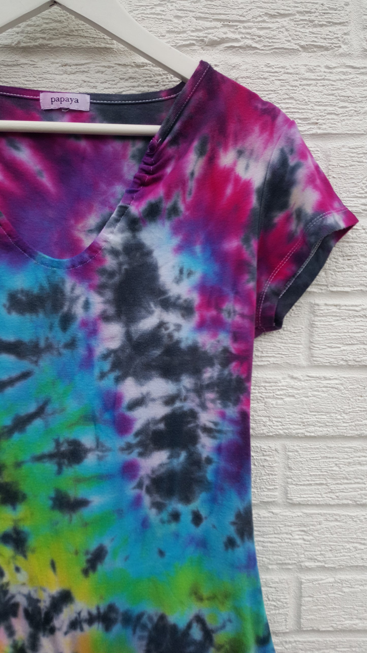 Women's Galaxy Tie Dye Top UK 14 / US 10