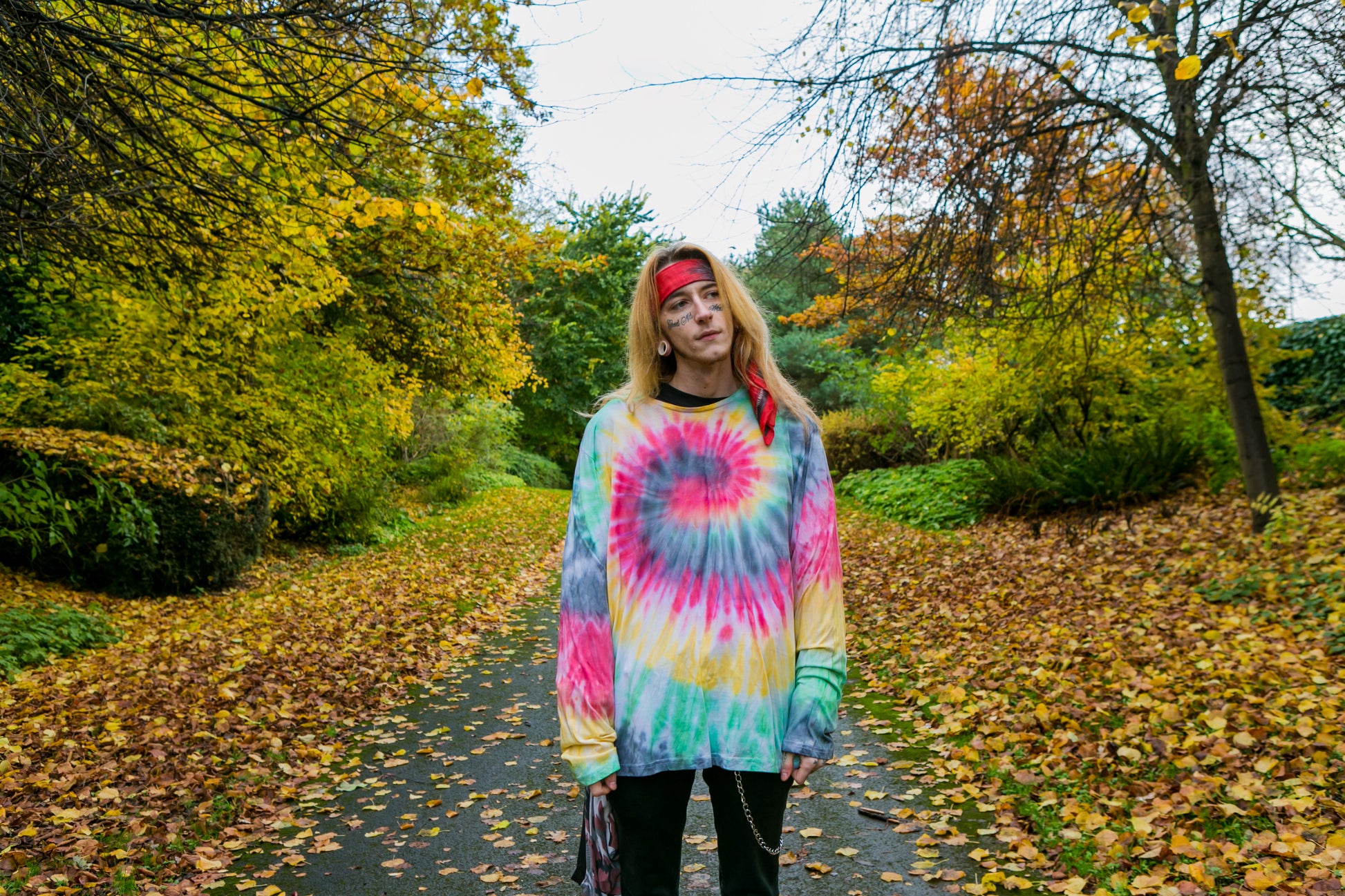Rasta Tie Dye Long Sleeve T-shirt