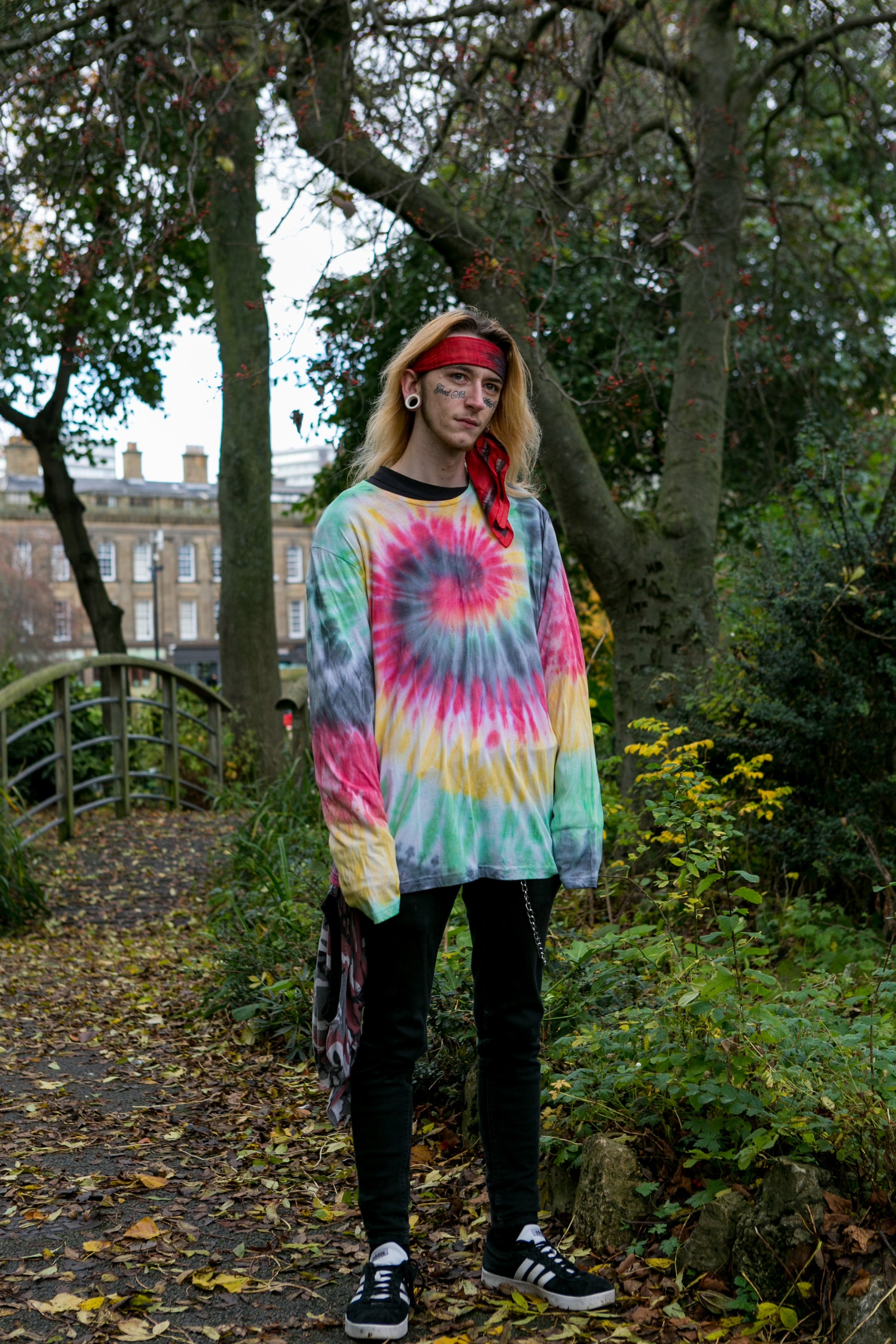 Rasta Tie Dye Long Sleeve T-shirt