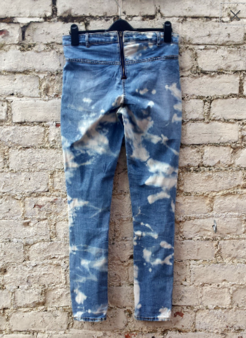 High Waisted Bleach Skinny Jeans – AbiDashery Tie Dye