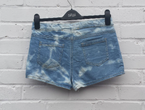 High Waist Ethical Denim Shorts