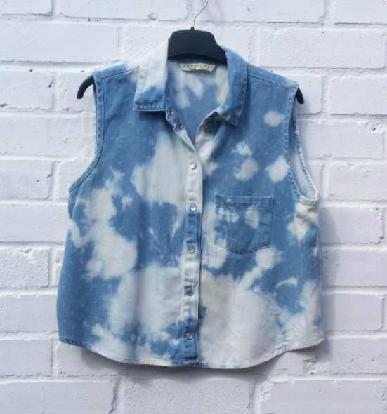 denim crop shirt ethical