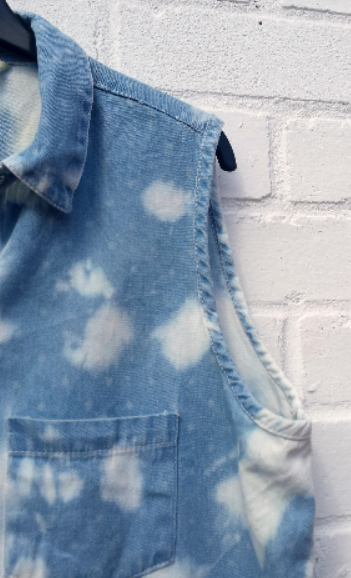 denim crop shirt ethical